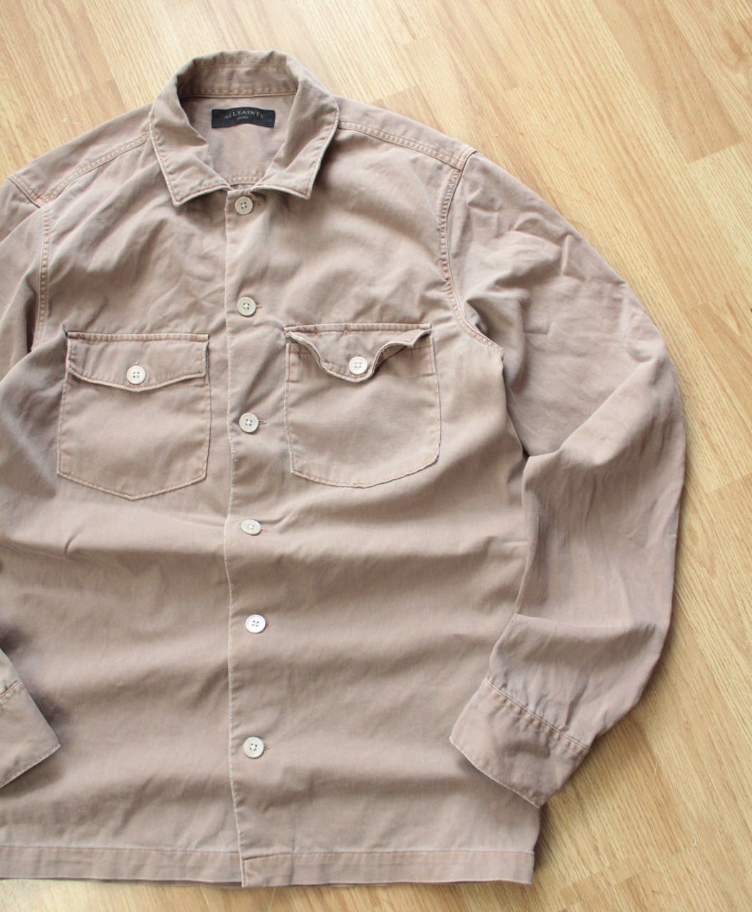 Allsaints 🔥 Allsaints Spotter Long Sleeve Shirt Overshirt Button Up Size US S / EU 44-46 / 1 - 3 Thumbnail