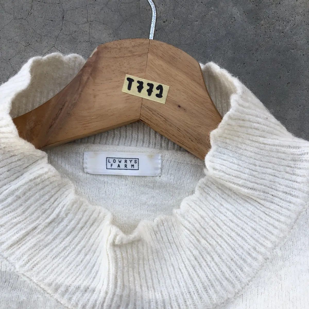Aran Isles Knitwear × Homespun Knitwear Knitsweater White Milk Pullover/Jumper Ballon's Sleeve Size US M / EU 48-50 / 2 - 6 Thumbnail