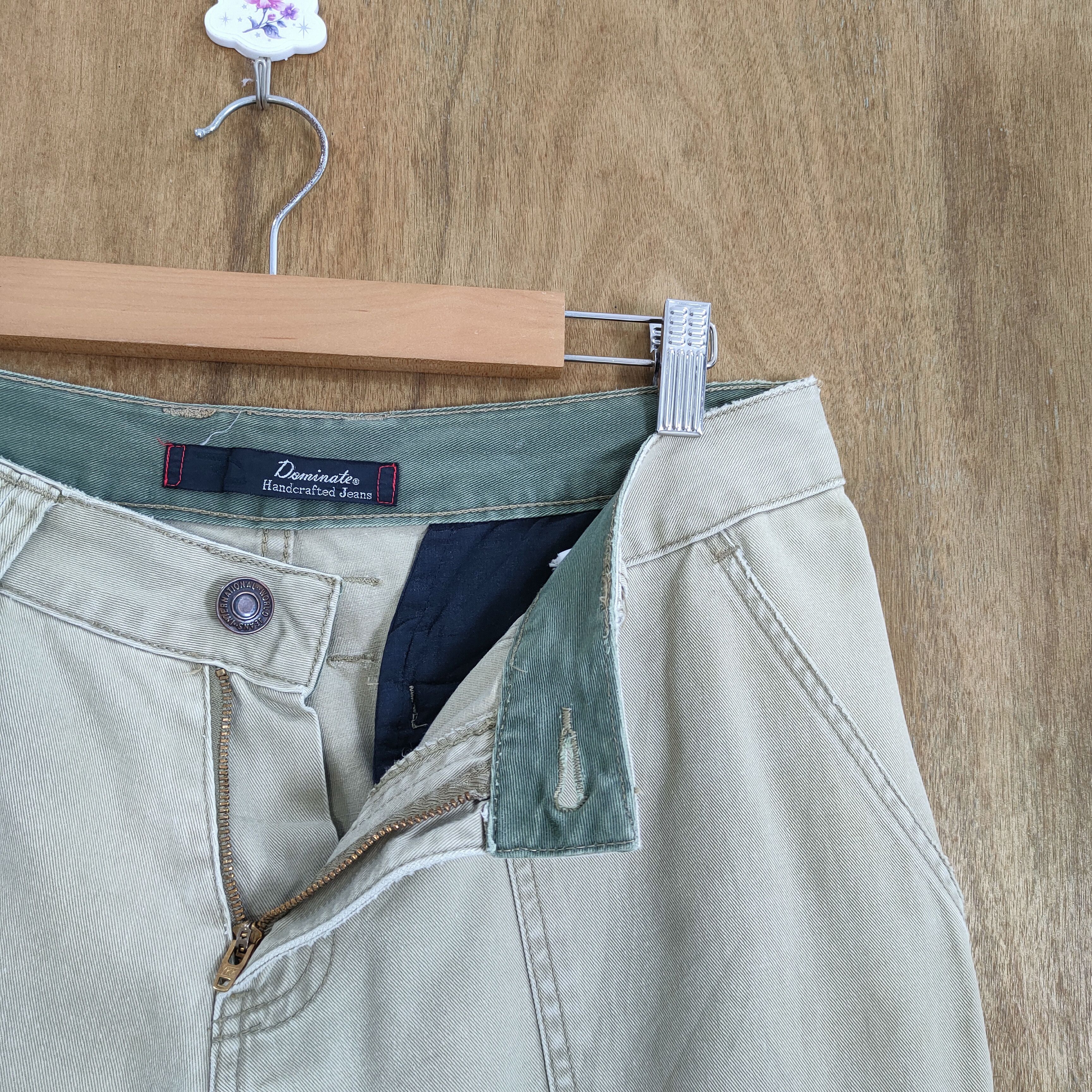 Japanese Brand VINTAGE DOMINATED HANDCRAFTED FADED CARGO PANTS Size US 30 / EU 46 - 10 Thumbnail