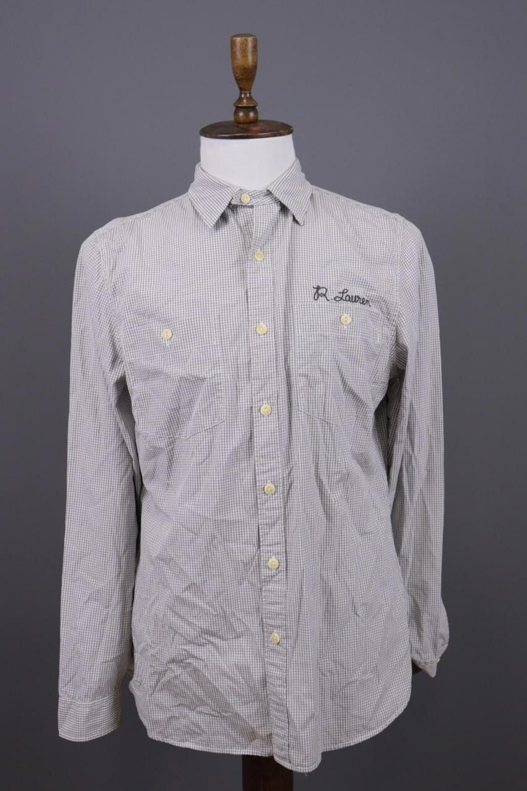 Polo Ralph Lauren Polo Jeans Company Ralph Lauren Gray Check Shirt Size L Size US L / EU 52-54 / 3 - 1 Thumbnail