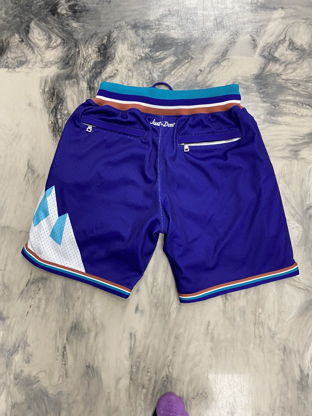 Just Don Just Don Utah jazz shorts purple road small authentic Size US 30 / EU 46 - 8 Thumbnail