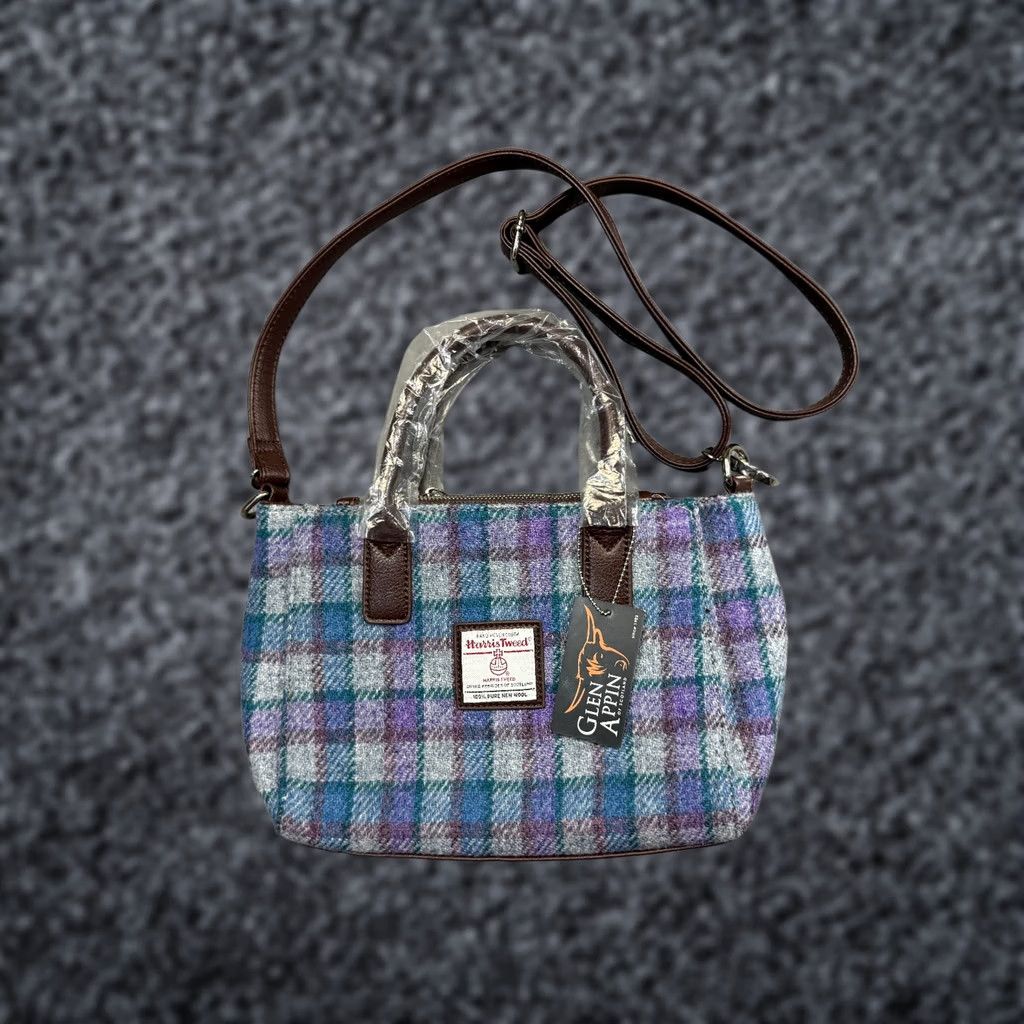 Harris Tweed Glen Appin Of Scotland Harris Tweed shoulder bag Women Multicolor Wool Exterior Bag Style Shoulder Bag Size ONE SIZE - 1 Thumbnail