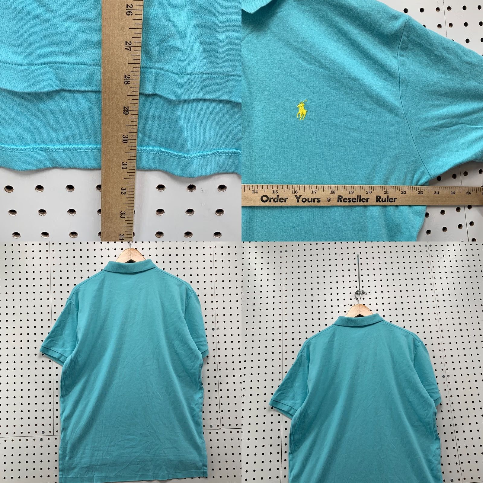Ralph Lauren Polo Ralph Lauren Polo Shirt Mens Medium Blue Yellow Pony Casual Fits 23.5x28.5 Size US M / EU 48-50 / 2 - 9 Thumbnail