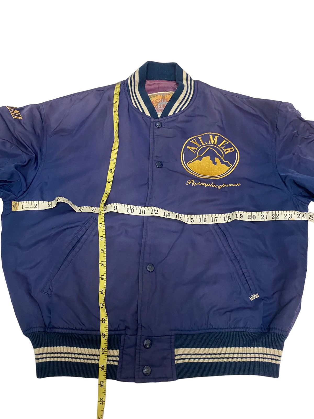 PPFM × Vintage Vintage Peyton Place For Men PPFM Faded Bomber Jacket Size US M / EU 48-50 / 2 - 4 Thumbnail