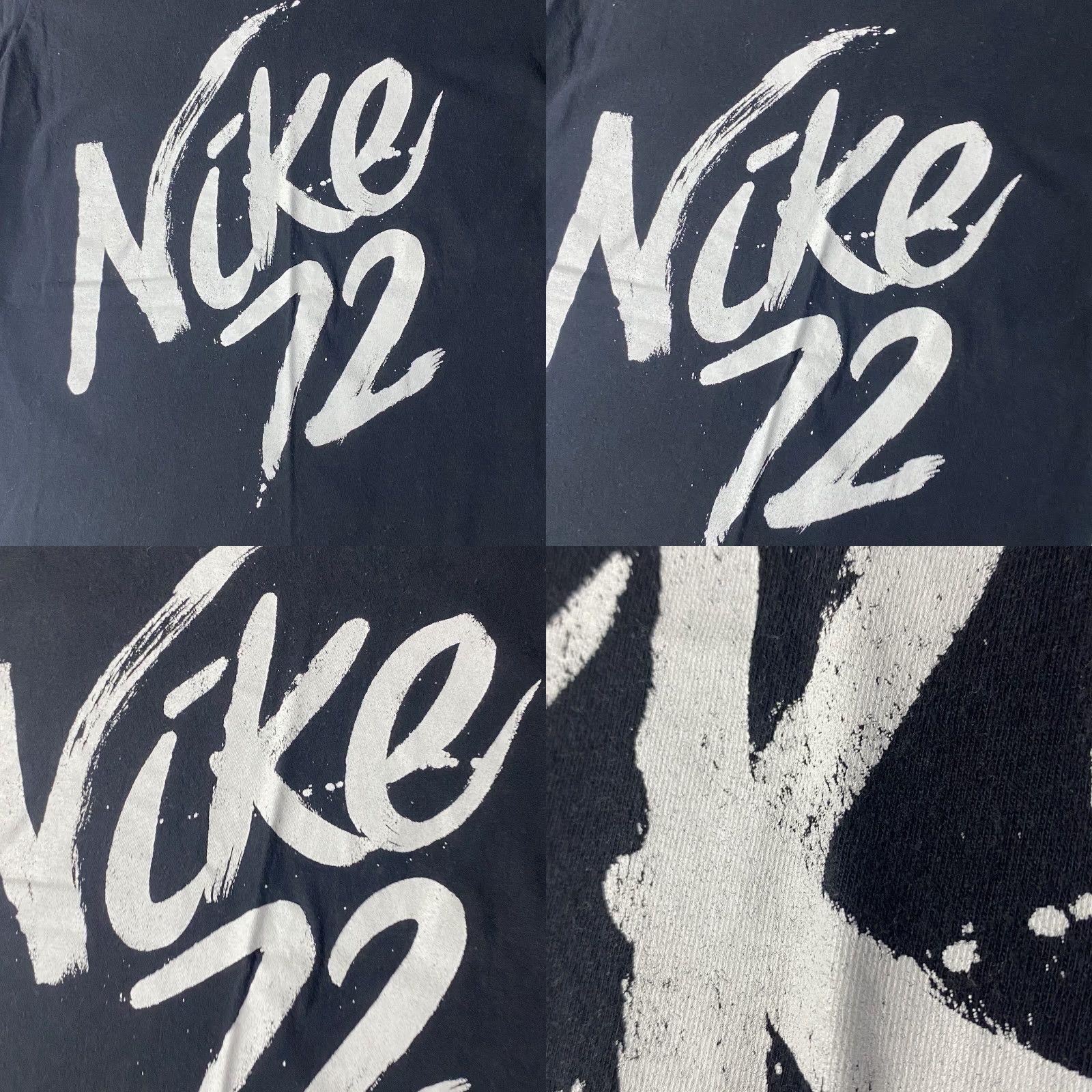 Nike VINTAGE Nike Shirt Womens Medium M Black 1972 T Shirt Short Sleeve Crew Neck Activewear Basketball Sports Slim Fit Size M / US 6-8 / IT 42-44 - 8 Thumbnail
