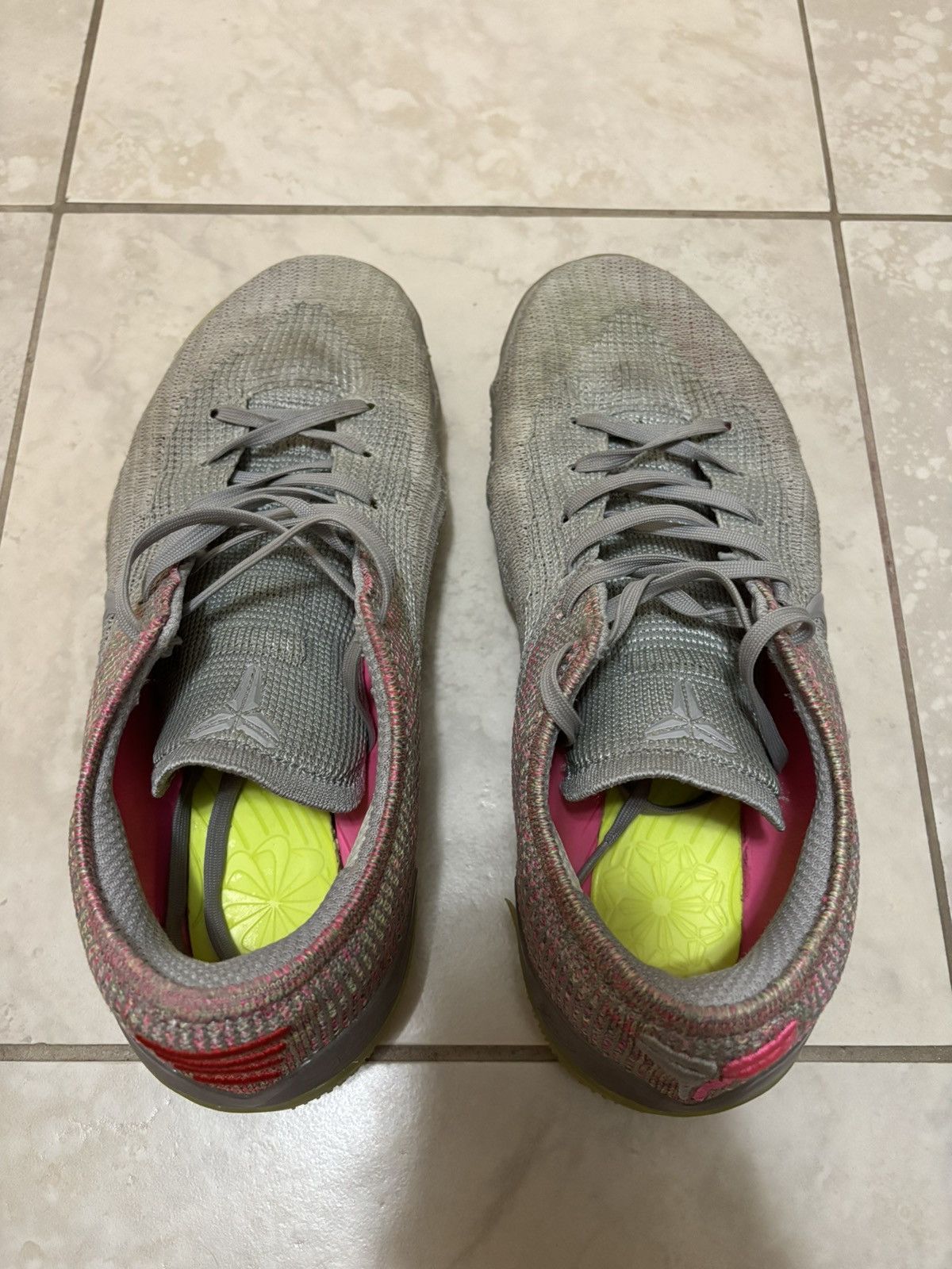 Nike Rare Nike Kobe NXT 360 Wolf Grey Multi-Color Green Size 9.5 Size US 9.5 / EU 42-43 - 6 Thumbnail