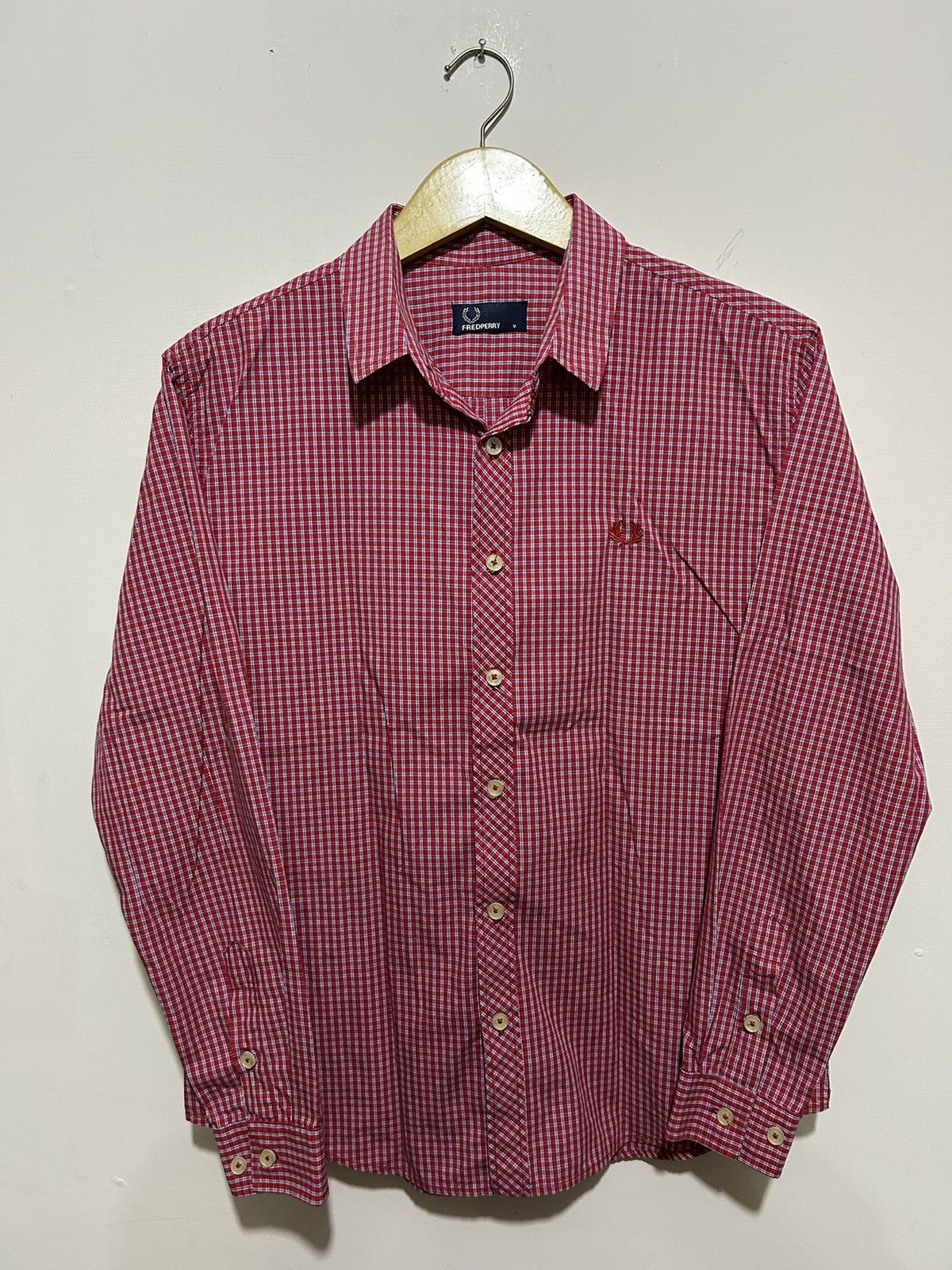 Fred Perry × Japanese Brand × Vintage 💸BINDINGOFFER💸Fred Perry Flannel Long Sleeve Size US M / EU 48-50 / 2 - 4 Thumbnail