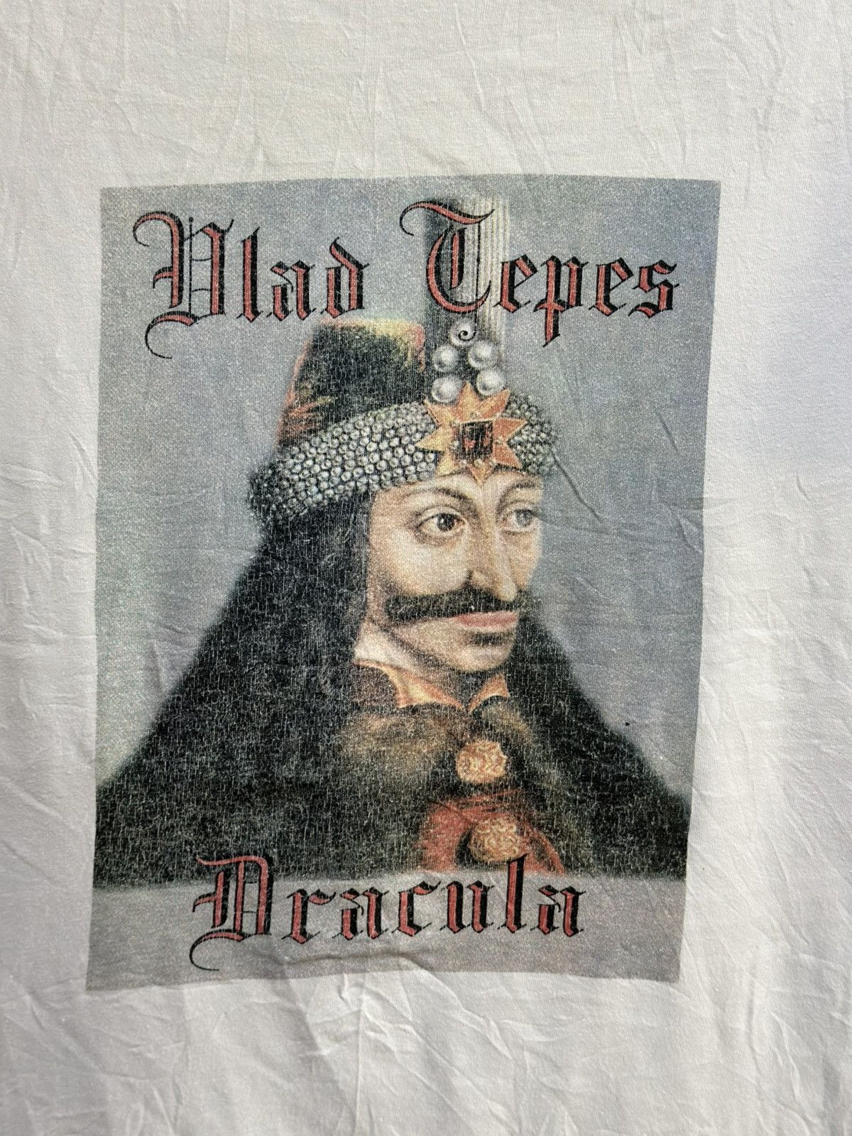 Vintage Vintage Vlad Tepes Dracula Faded Tee Size US L / EU 52-54 / 3 - 2 Thumbnail