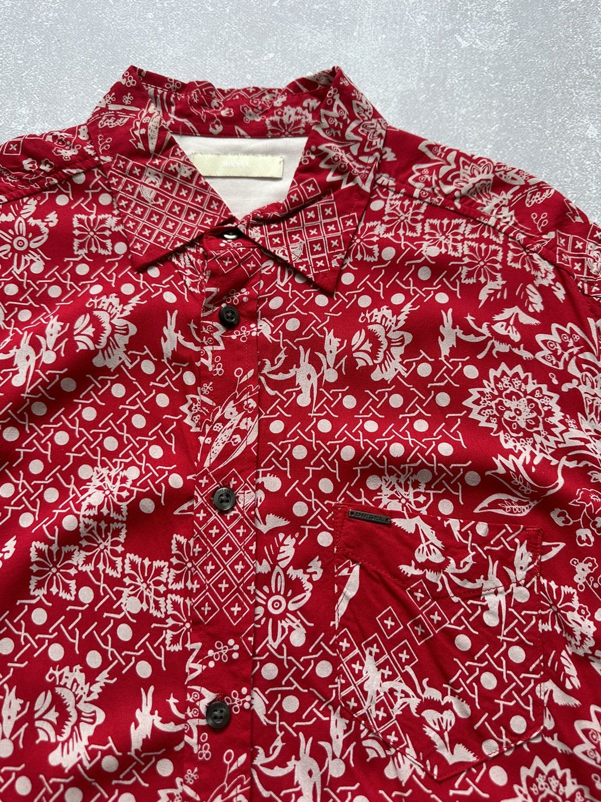 Diesel diesel shirts for men Japan style size XL Red Size US XL / EU 56 / 4 - 3 Thumbnail