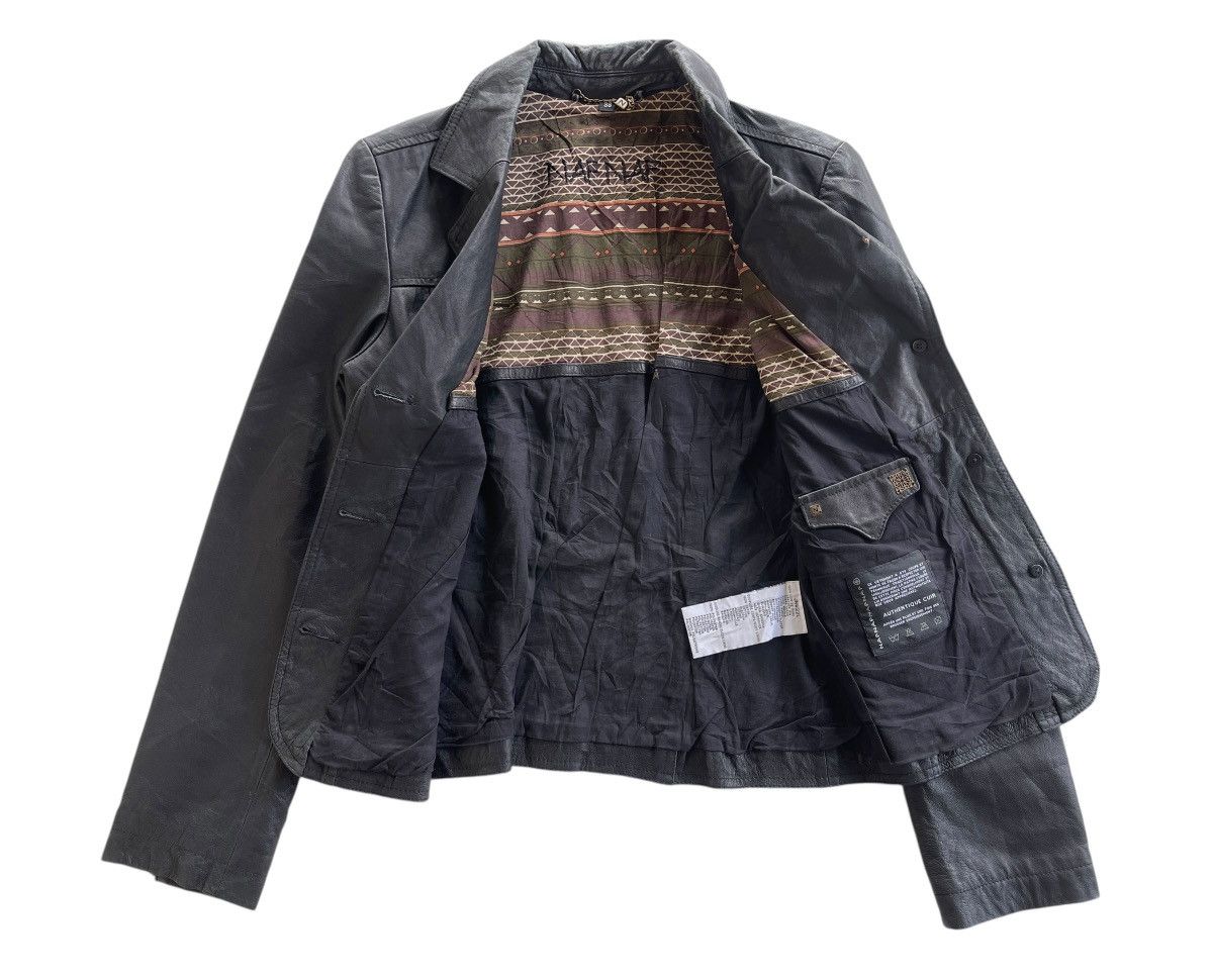 Japanese Brand Vintage Naf Naf Cuir Leather Jacket Size S / US 4 / IT 40 - 12 Thumbnail