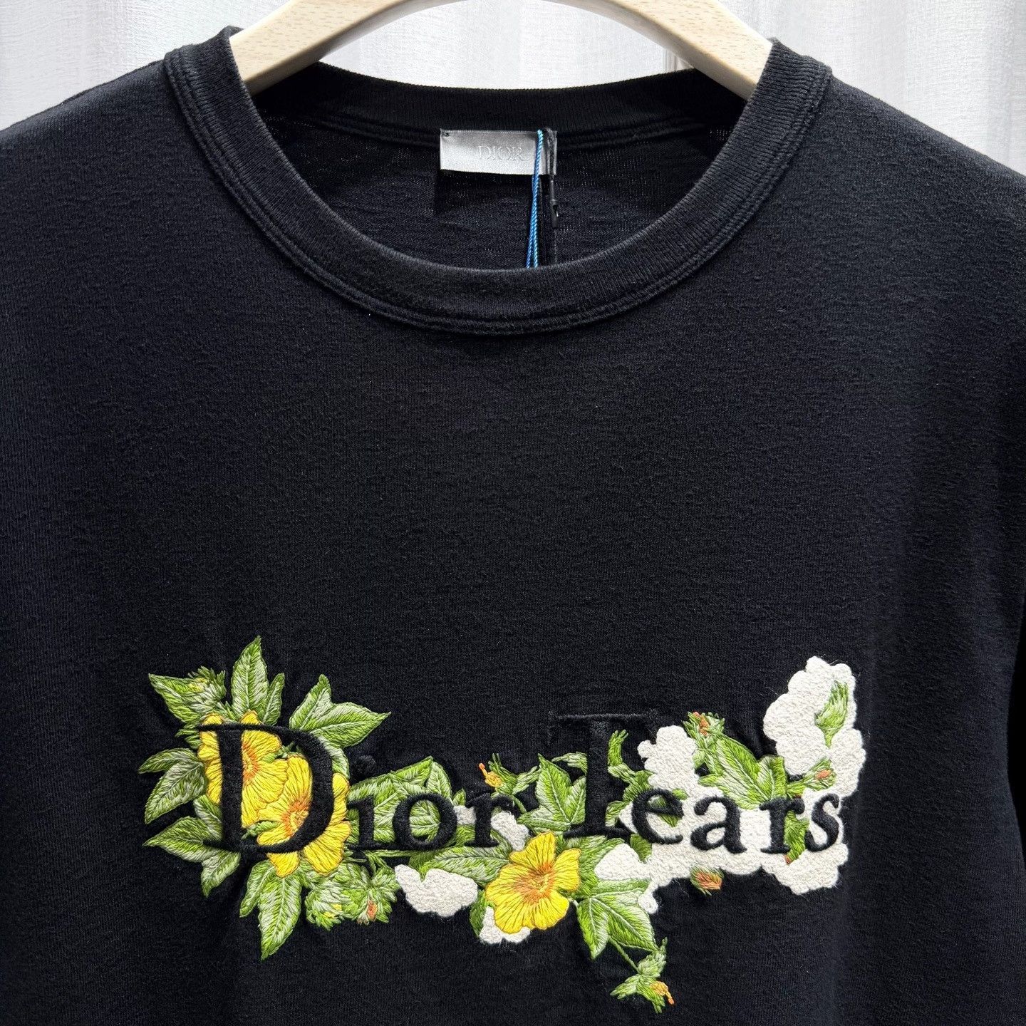 Dior Dior Tears Collection Black Short Sleeve T-Shirt Size US L / EU 52-54 / 3 - 3 Thumbnail
