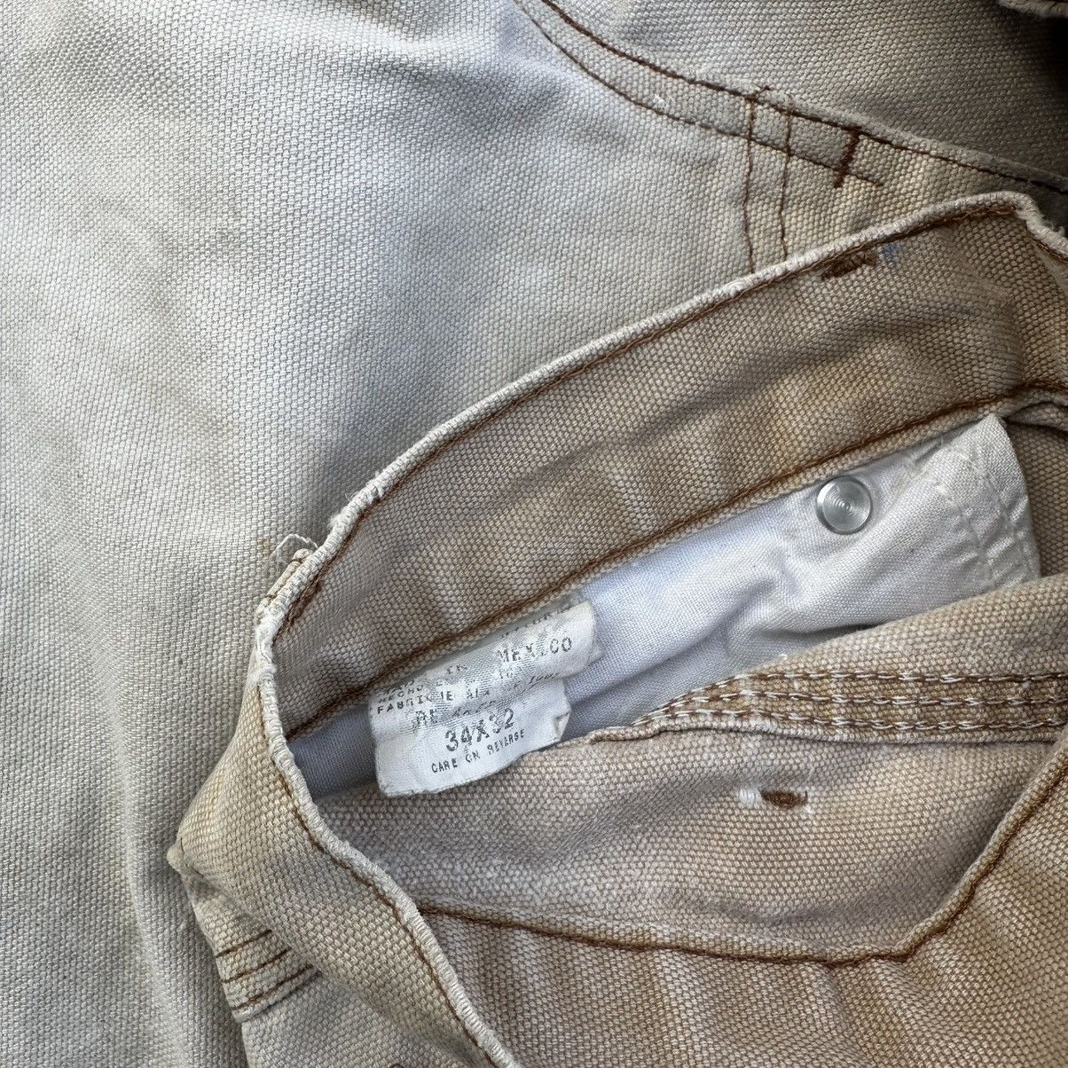 Carhartt (34x31) Grail Vintage Distressed Faded Tan Dickies Carpenter Size US 34 / EU 50 - 9 Thumbnail