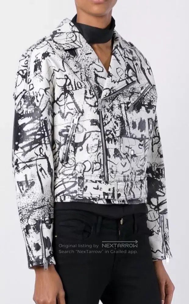 Saint Laurent Paris Saint Laurent Paris Graffiti Jacket Size XS / US 0-2 / IT 36-38 - 8 Thumbnail