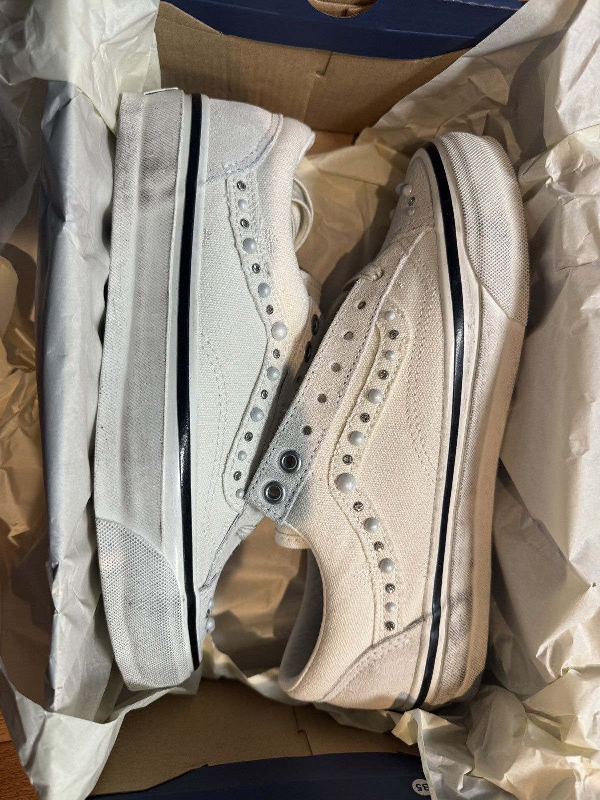 Vans VANS LX OLD SKOOL 36 “PEARLIZED MARSHMALLOWS” Size US 6.5 / EU 39-40 - 3 Thumbnail