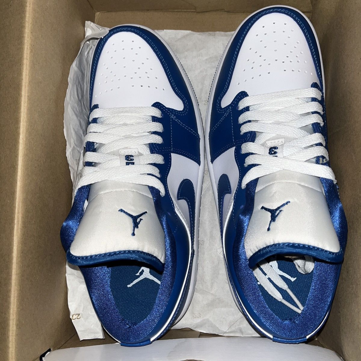 Jordan Brand × Nike Air Jordan 1 Low Marina Blue Size US 9 / IT 39 - 5 Thumbnail