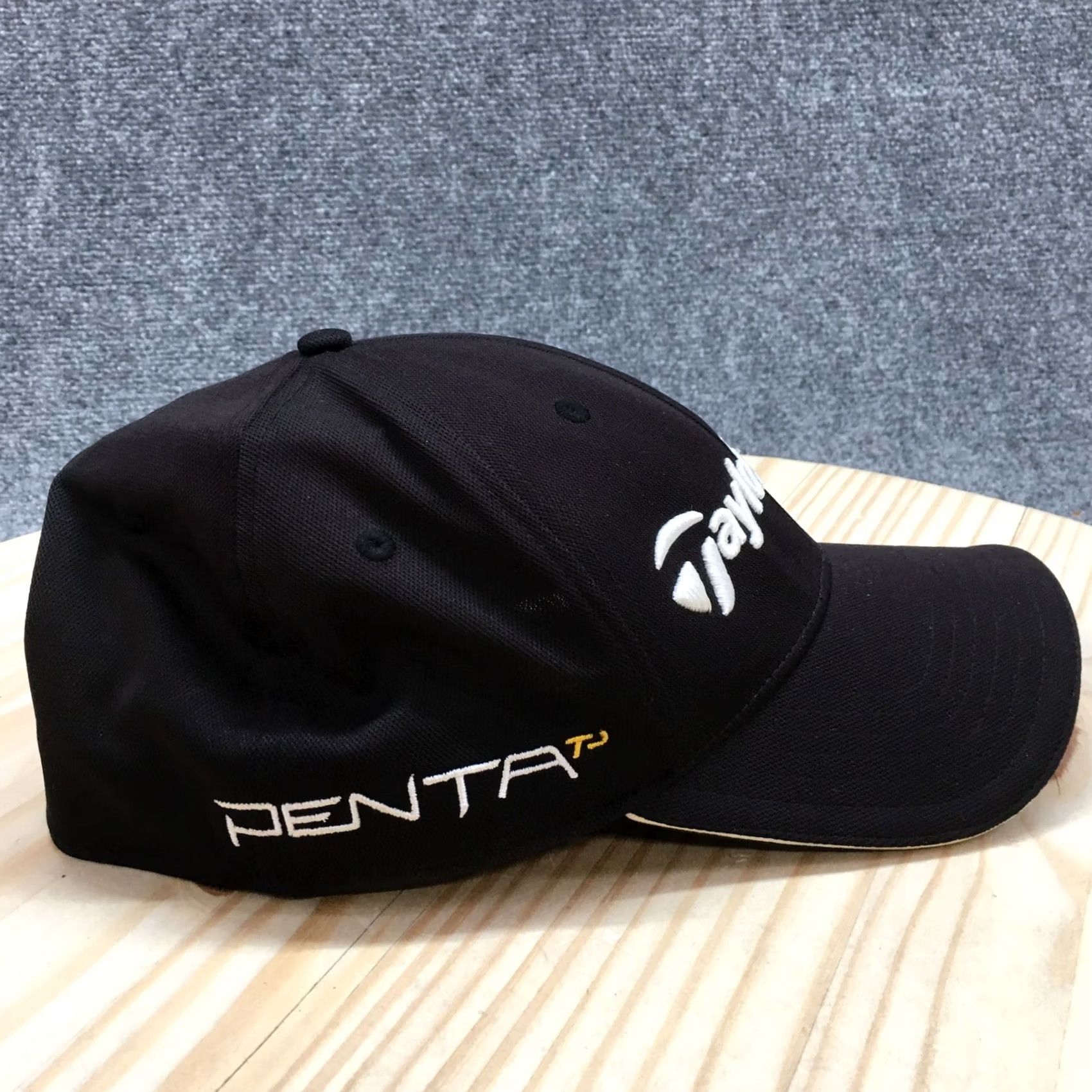 TaylorMade TaylorMade AFlex Baseball Hat Mens Black L-XL Adjustable Embroidered Logo Size ONE SIZE - 5 Thumbnail