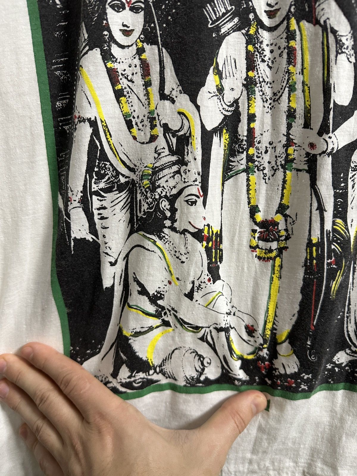 Vintage Rare Vintage T-Shirt 1991 Pran Pratishtha Mahotsav Size US M / EU 48-50 / 2 - 3 Thumbnail