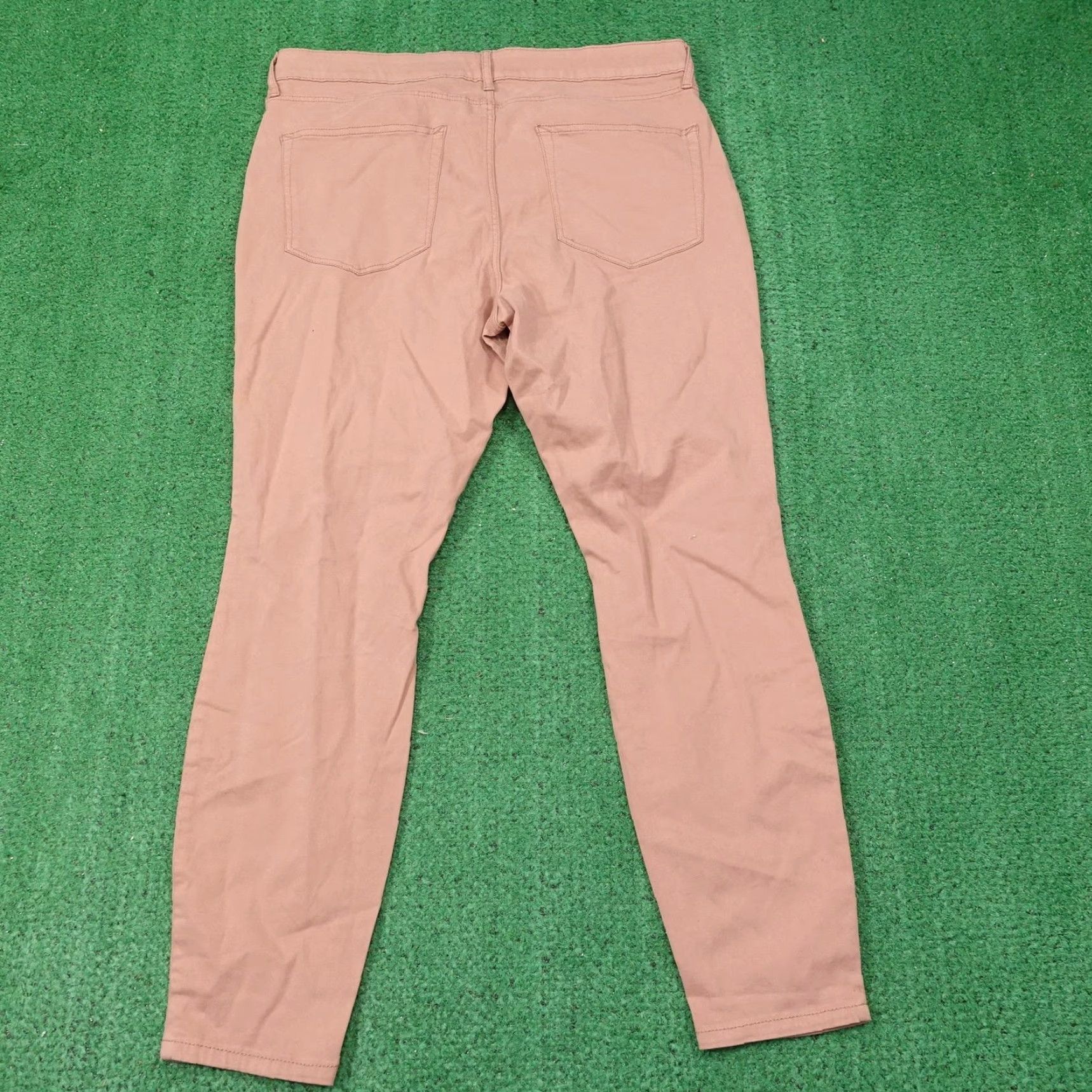 Pinko A.n.a A New Approach Jegging Pants 16 Pink Mid Rise Super Soft Stretch Womens Jeans Leggings Modern Casual Womens 16 Size 38" / US 16 / IT 52 - 6 Thumbnail