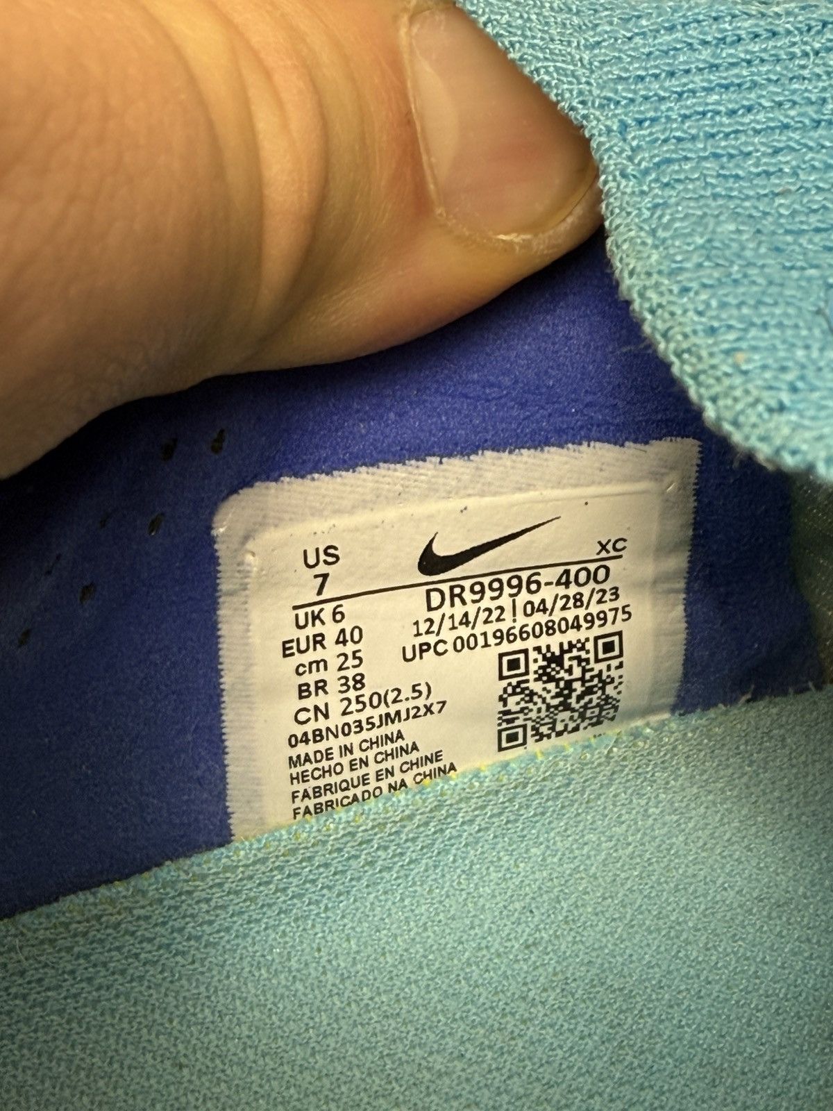 Nike Nike Air Zoom Mercurial Vapor 15 Elite Mbappe FG US7 UK6 E40 Size US 7 / EU 40 - 12 Thumbnail