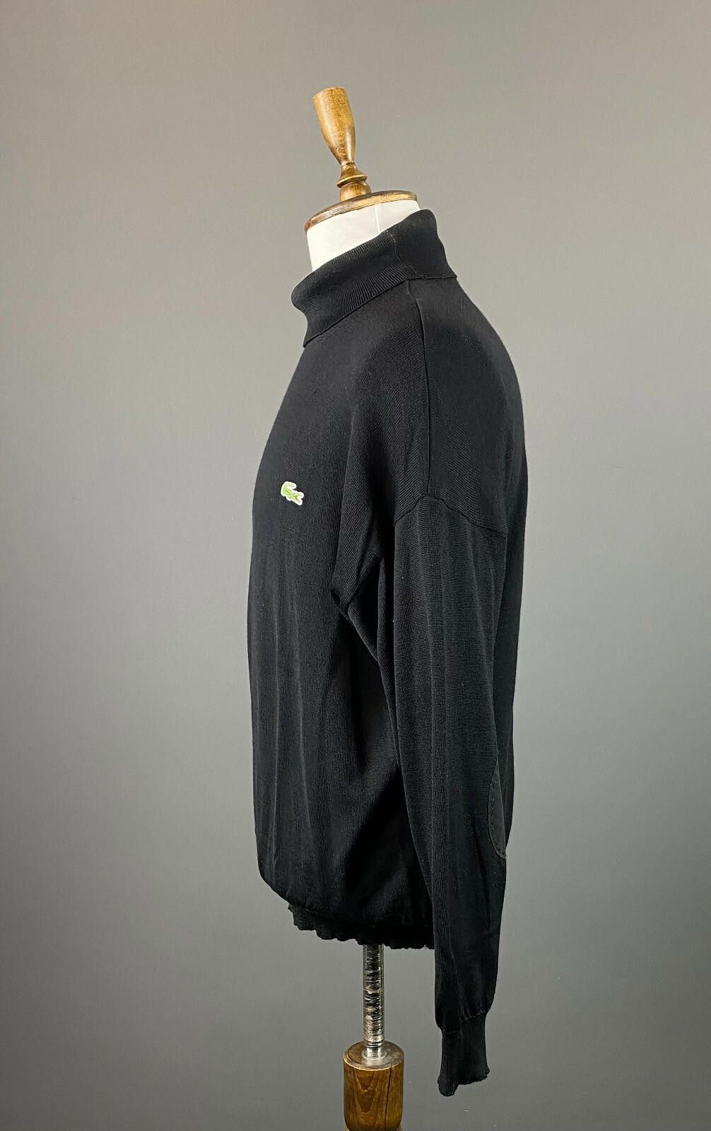 Lacoste Men Lacoste Black Wool High Neck Long Sleeve Sweater Size 7 Size US M / EU 48-50 / 2 - 4 Thumbnail