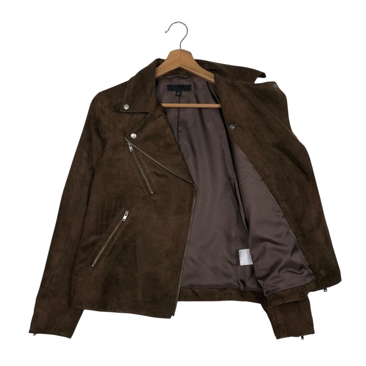 Japanese Brand 🔥CROPPED SUEDE SOFT JACKET DOUBLE COLLAR UNIQLO ISSEY MIYAKE Size US S / EU 44-46 / 1 - 13 Thumbnail