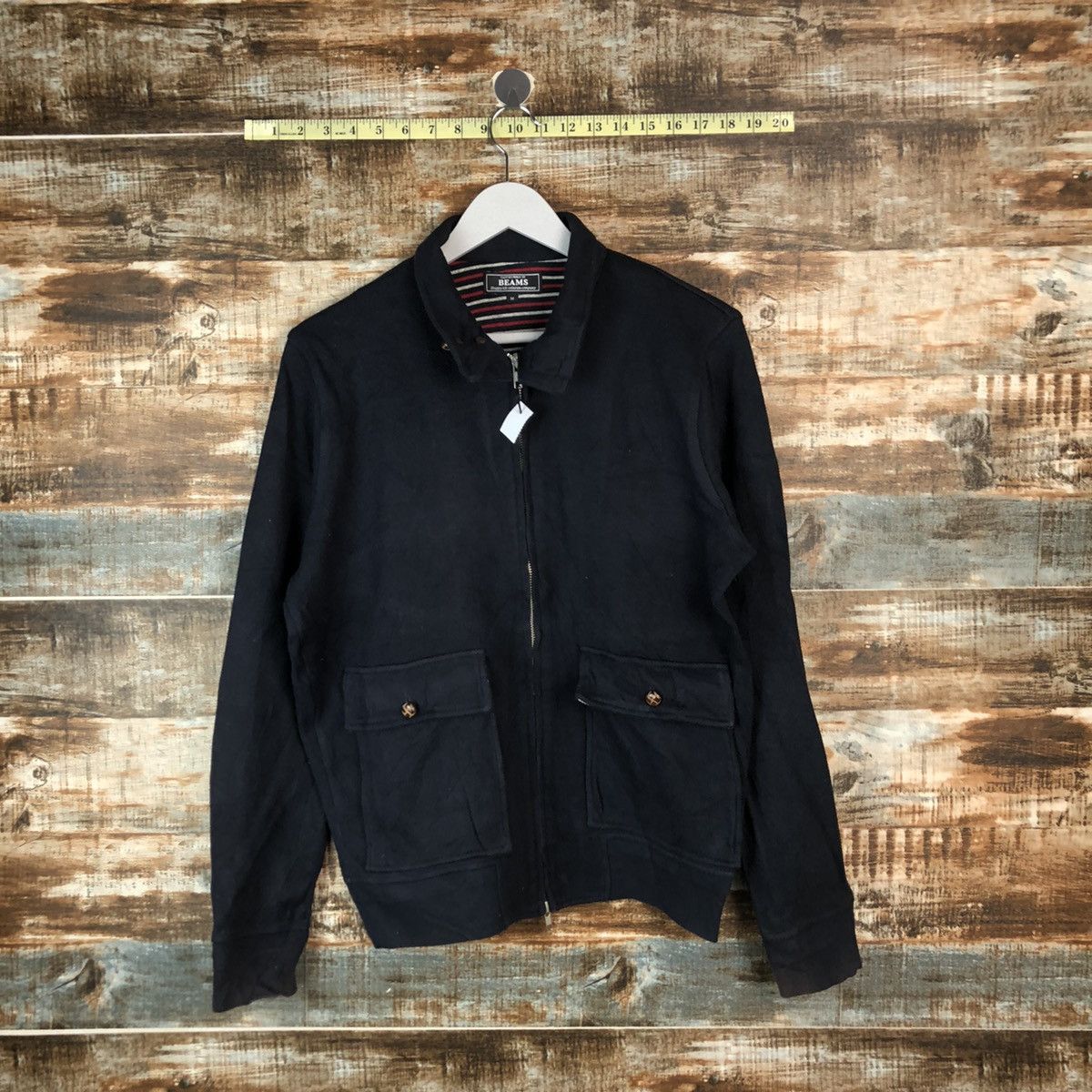 Beams Plus Beams Dark Blue sweater multipocket #A2027 Size US M / EU 48-50 / 2 - 1 Thumbnail