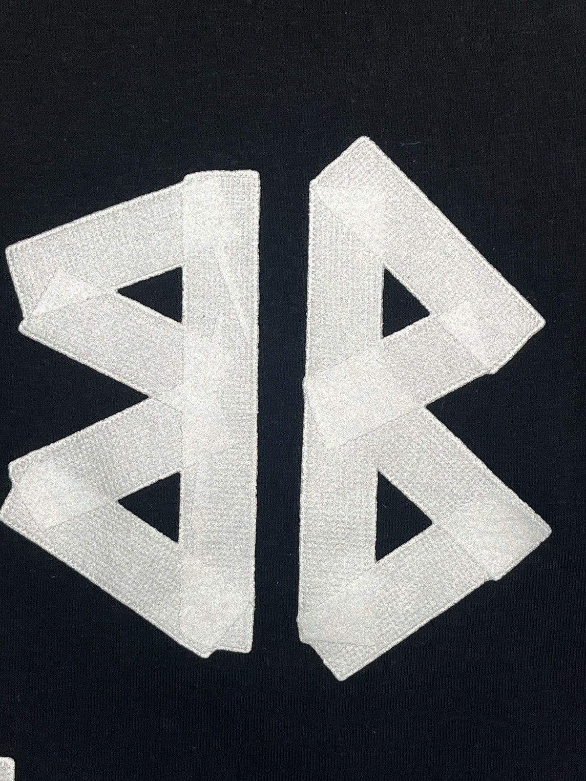 Balenciaga Balenciaga Black Cotton Oversized Tape Logo Tee Size US M / EU 48-50 / 2 - 7 Thumbnail