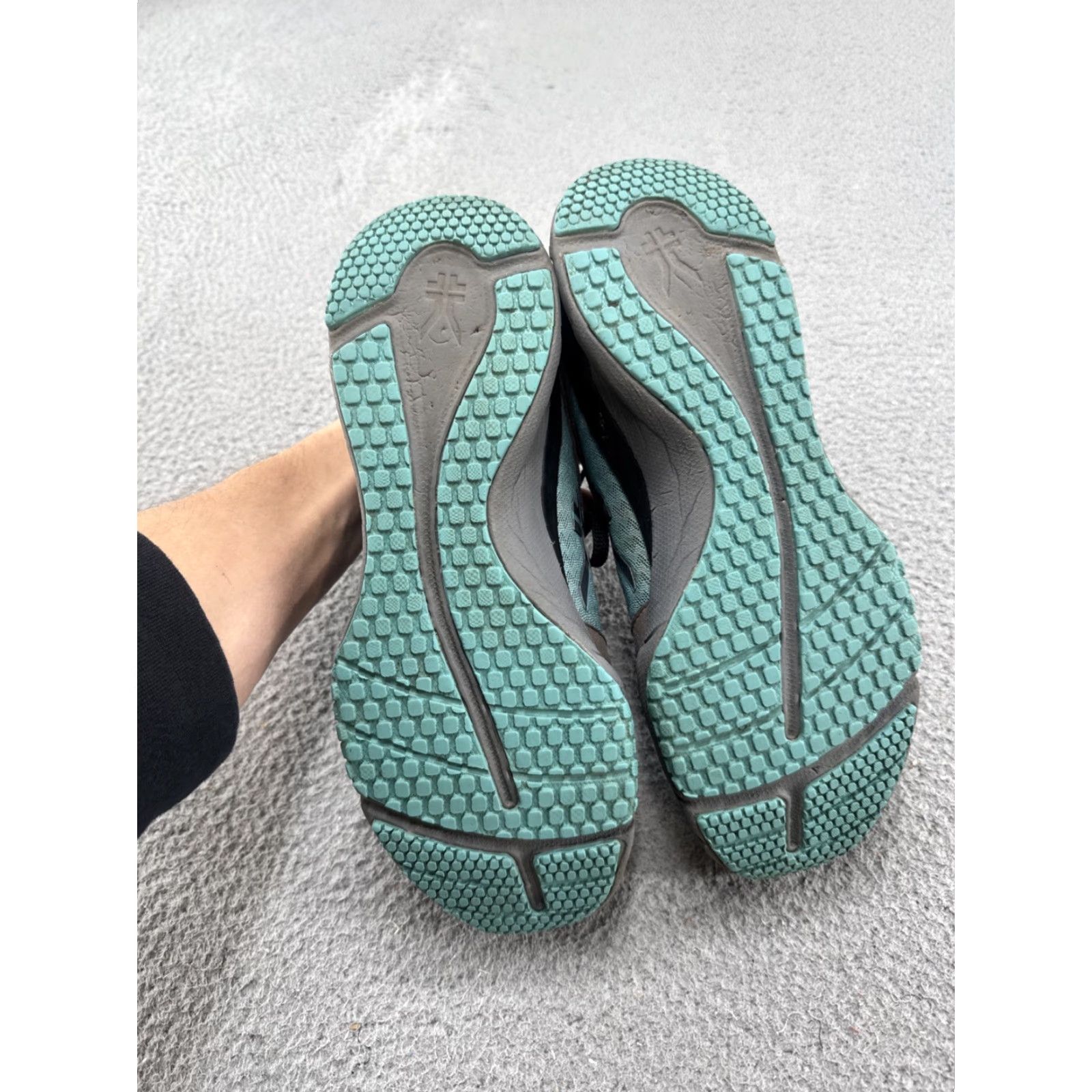 Vintage KURU Quantum Womens Sneakers Urban Concrete/Topaz Blue Sz 11.5 Workwear Athletic Synthetic Lace Up Size US 11.5 / IT 41.5 - 7 Thumbnail