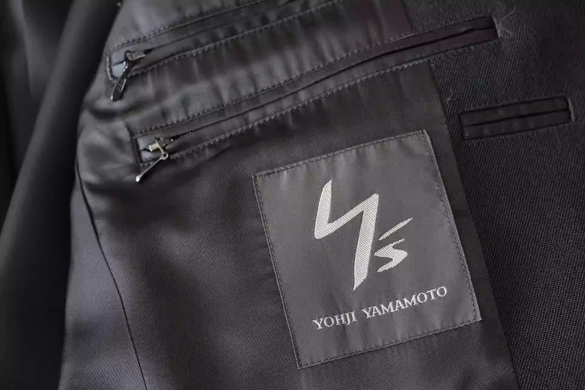 Yohji Yamamoto Yohji Yamamoto Leather Cord To Wool Jacket Size US M / EU 48-50 / 2 - 2 Thumbnail