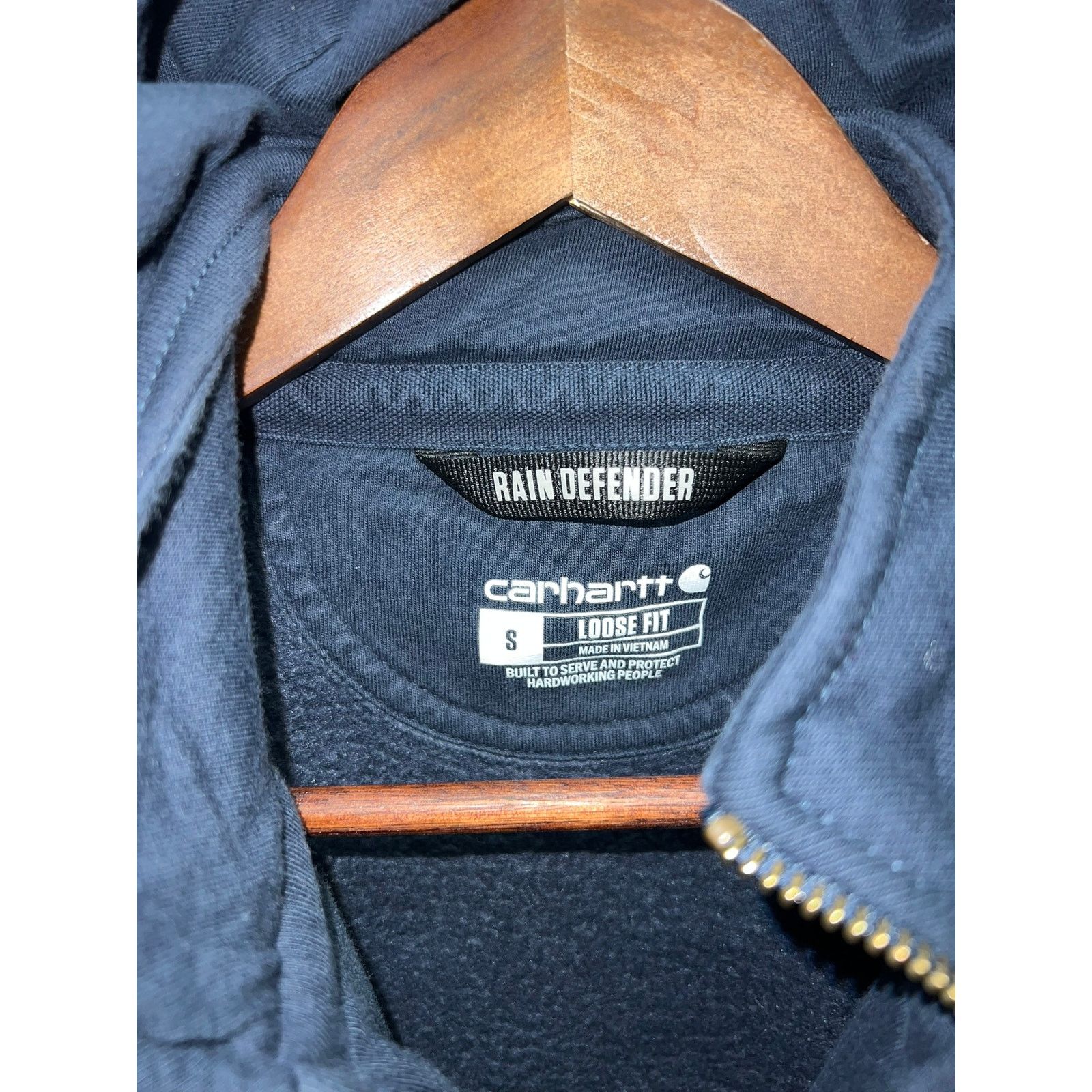 Vintage Carhartt Rain Defender Hoodie Falcon Fire Tupou Paramedic S Size US S / EU 44-46 / 1 - 5 Thumbnail