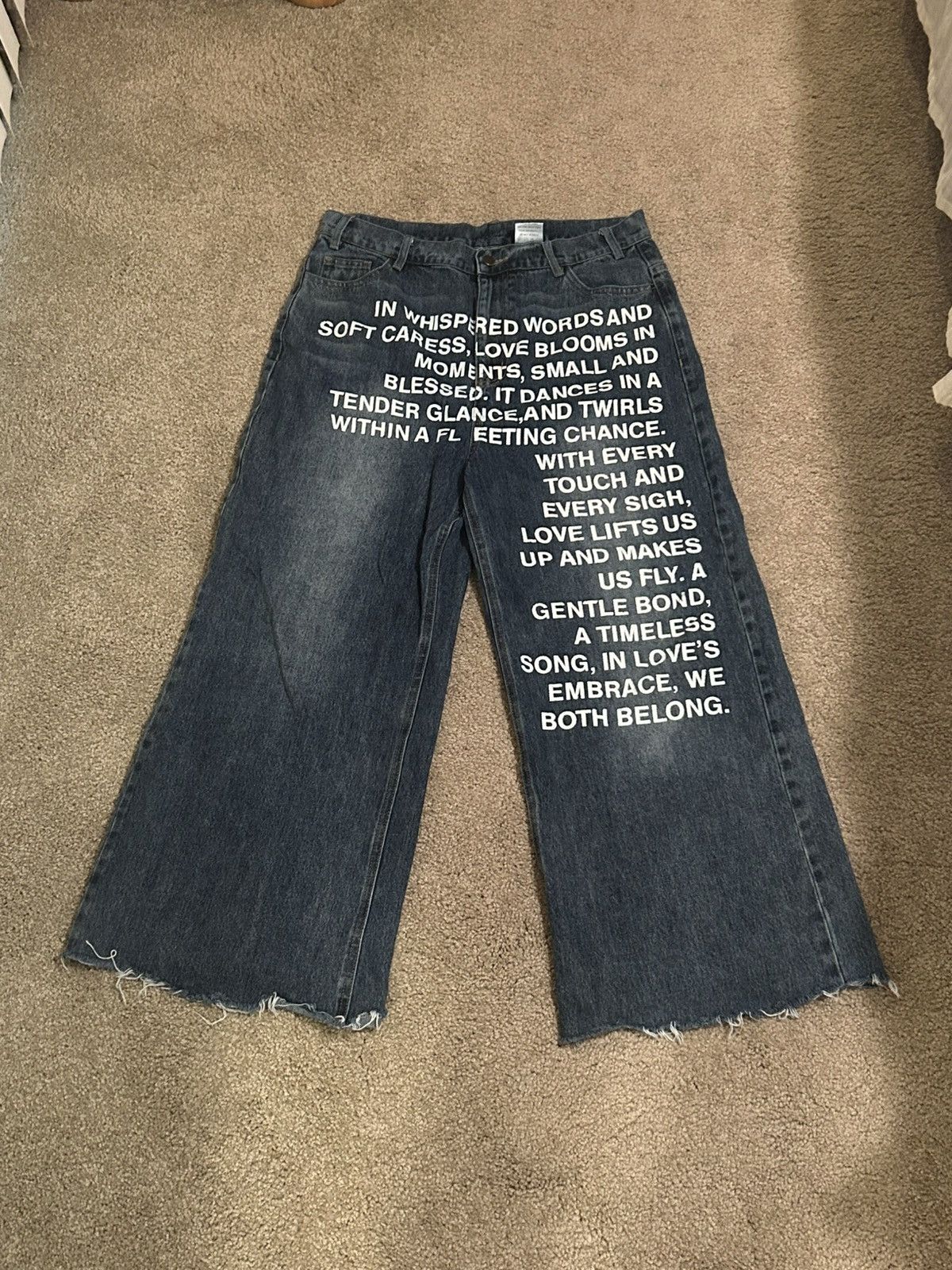 Other Ihatestars poem jeans Size US 32 / EU 48 - 1 Thumbnail