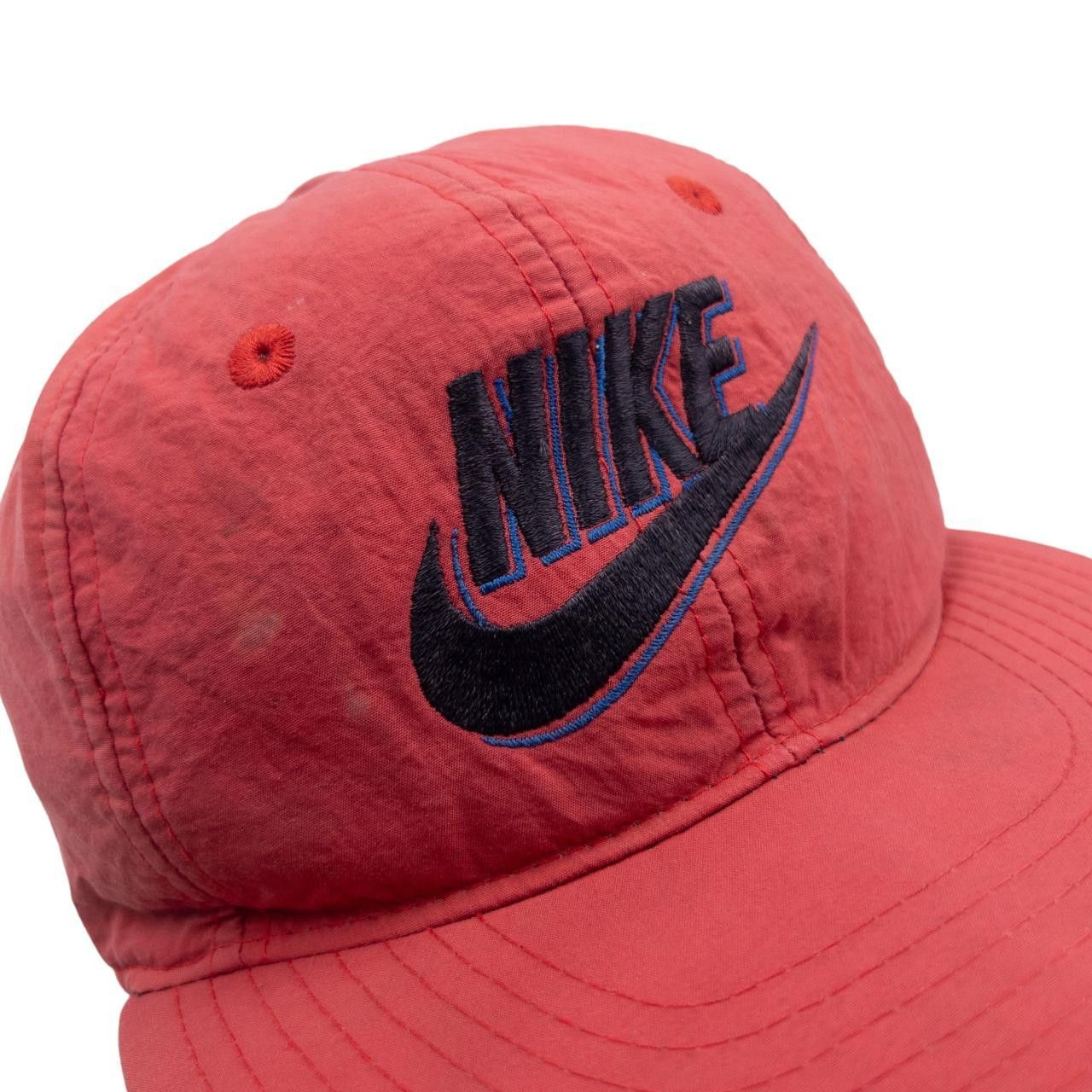 Nike Vintage Nike Red Cap Size ONE SIZE - 8 Thumbnail