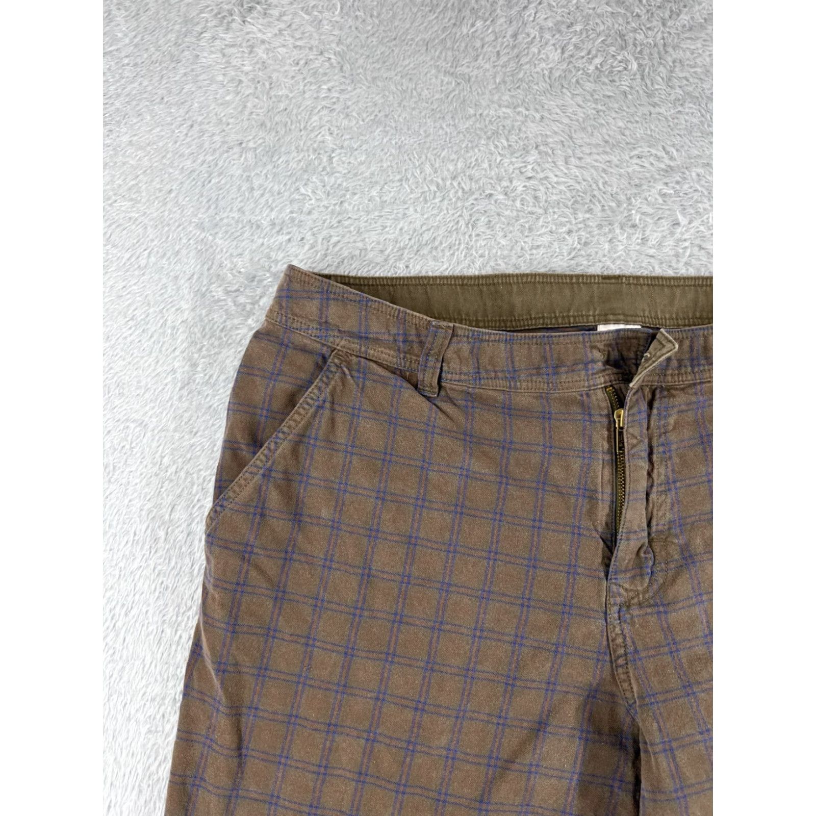 The North Face The North Face Shorts Mens 38 Brown Plaid 100% Cotton Hiking Camping Golf Size US 38 / EU 54 - 4 Thumbnail