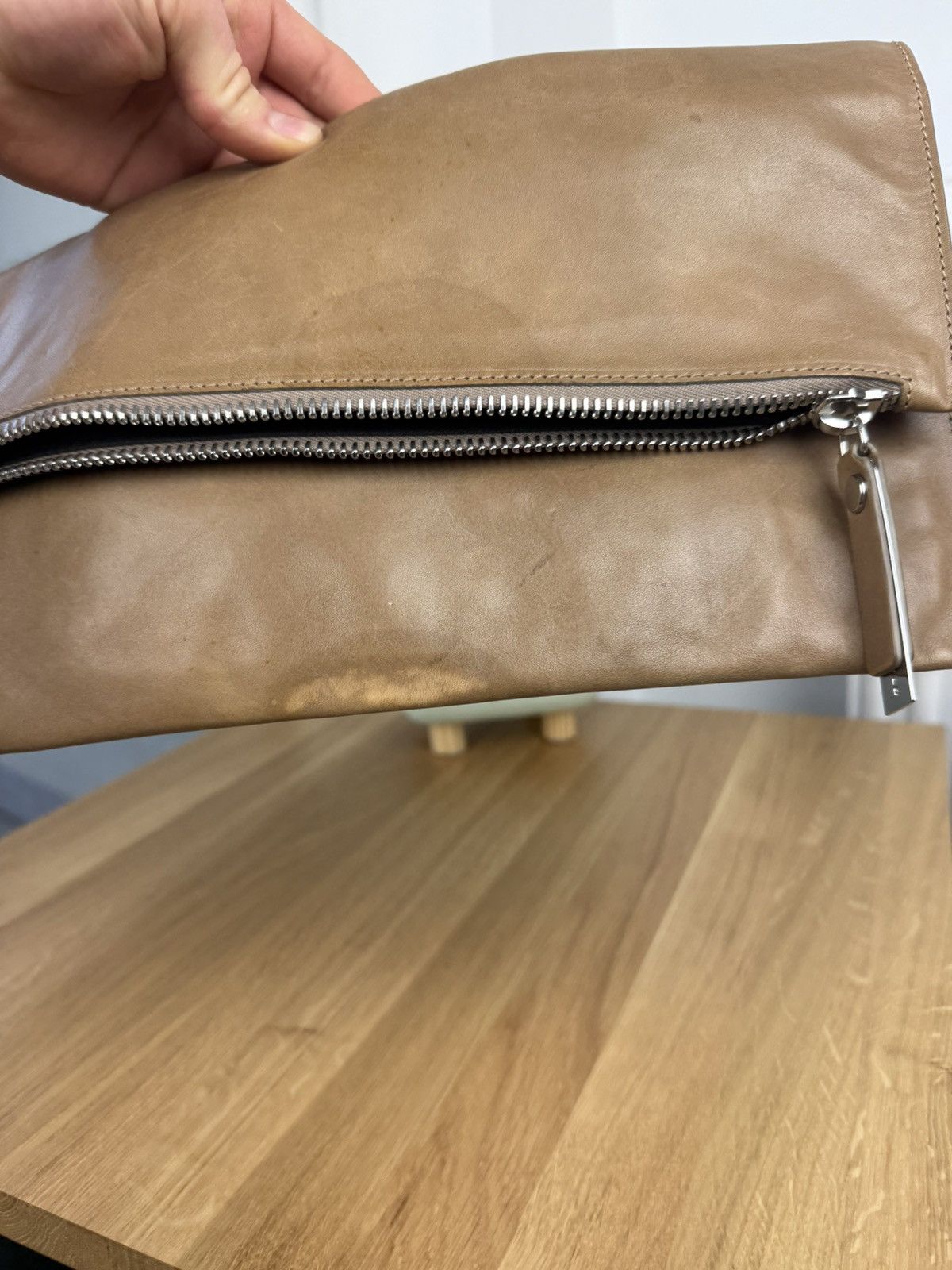 Diesel Black Gold 2000s Diesel Black Gold Leather ClatchBag Size ONE SIZE - 8 Thumbnail