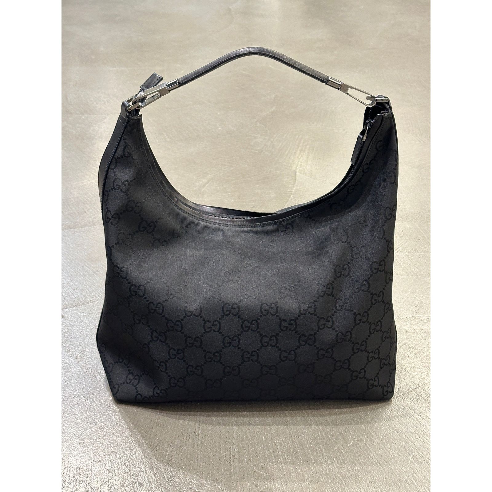 Gucci GG canvas hobo shoulder bag