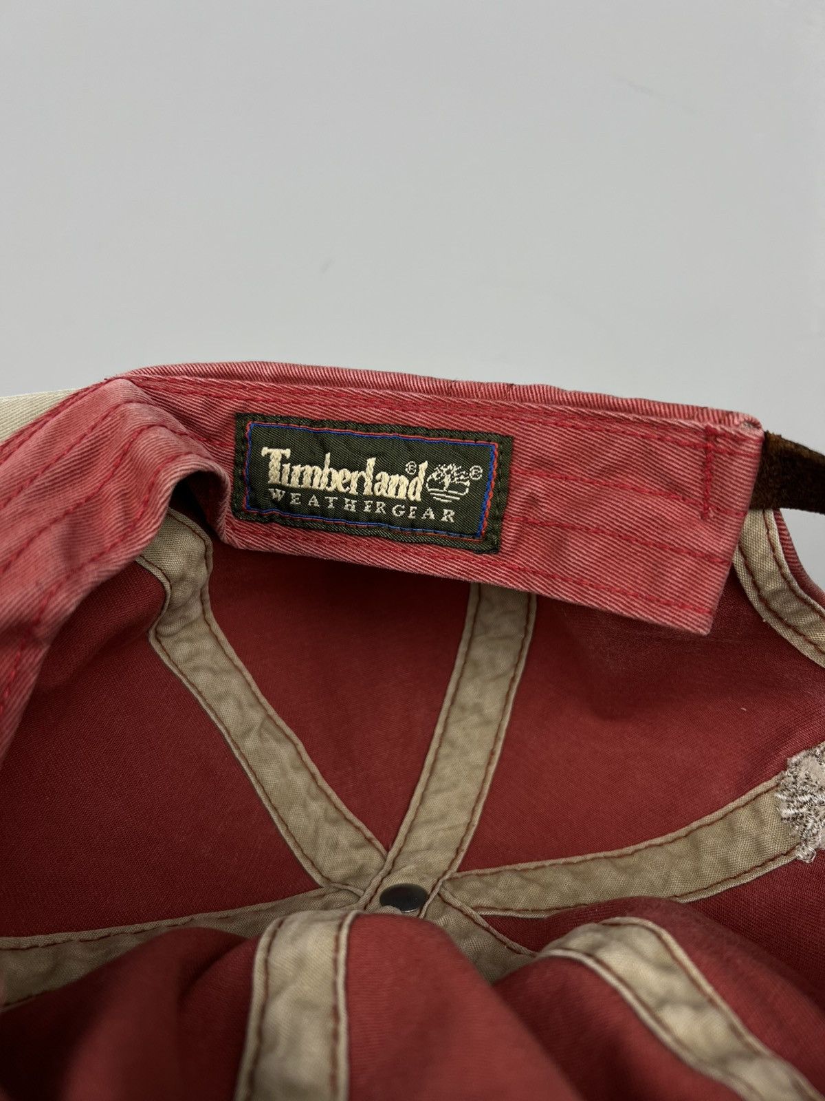 Timberland × Vintage Timberland Vintage Dadhat Cat Leather belt Weathergear faded Size ONE SIZE - 8 Thumbnail