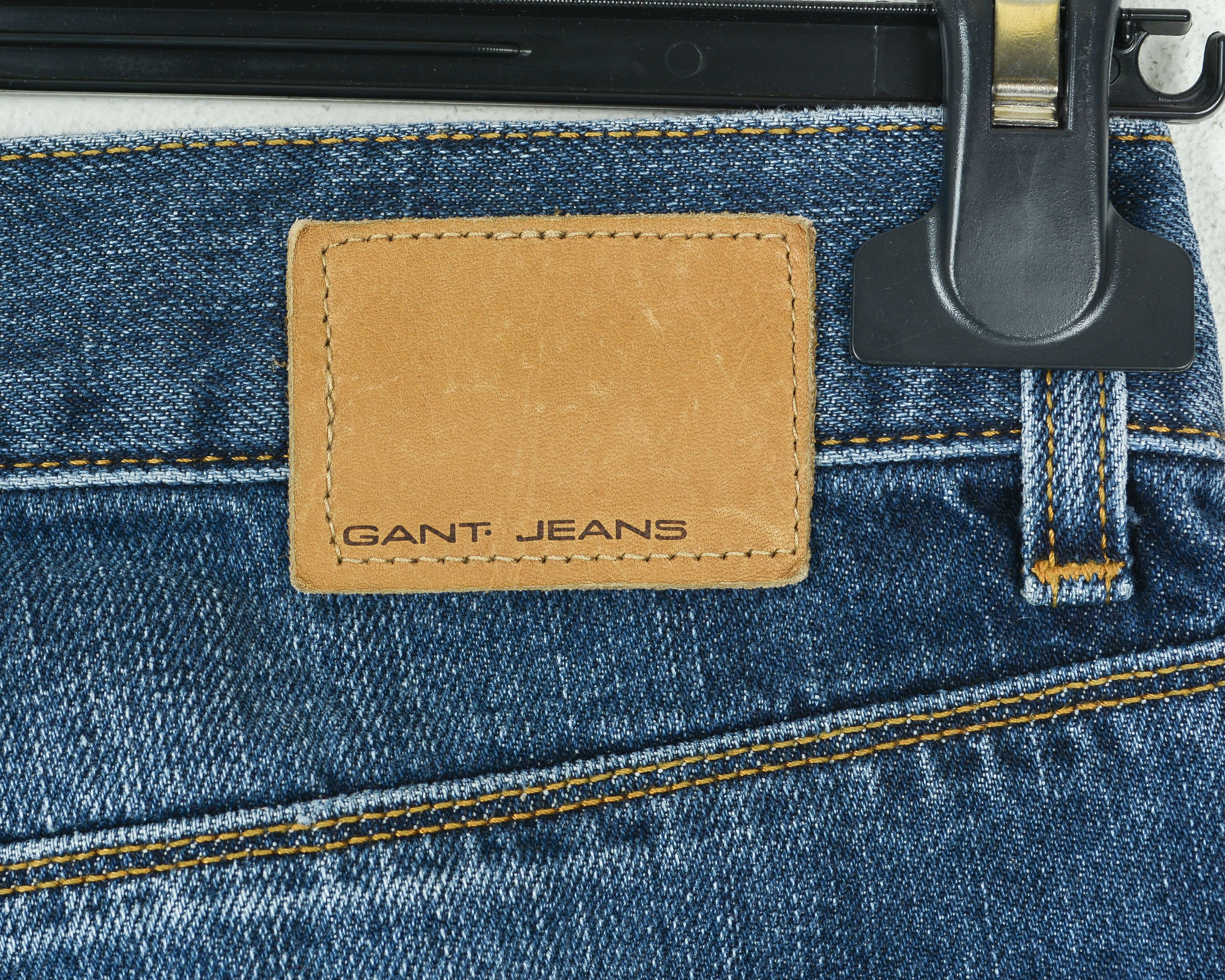 Gant W32 L32 Men Jeans Denim Pants Trousers Straight Regular Fit Size US 32 / EU 48 - 6 Thumbnail