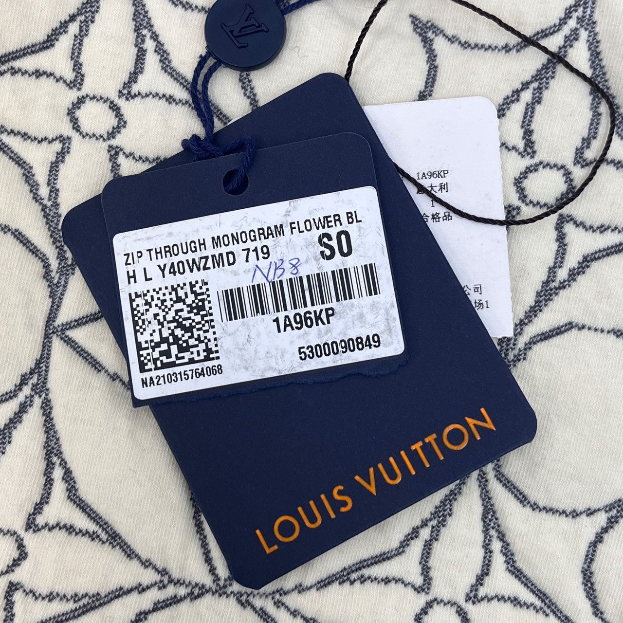 Louis Vuitton Louis Vuitton Grey full logo jacket Nextarrow-2412 Size US S / EU 44-46 / 1 - 7 Thumbnail