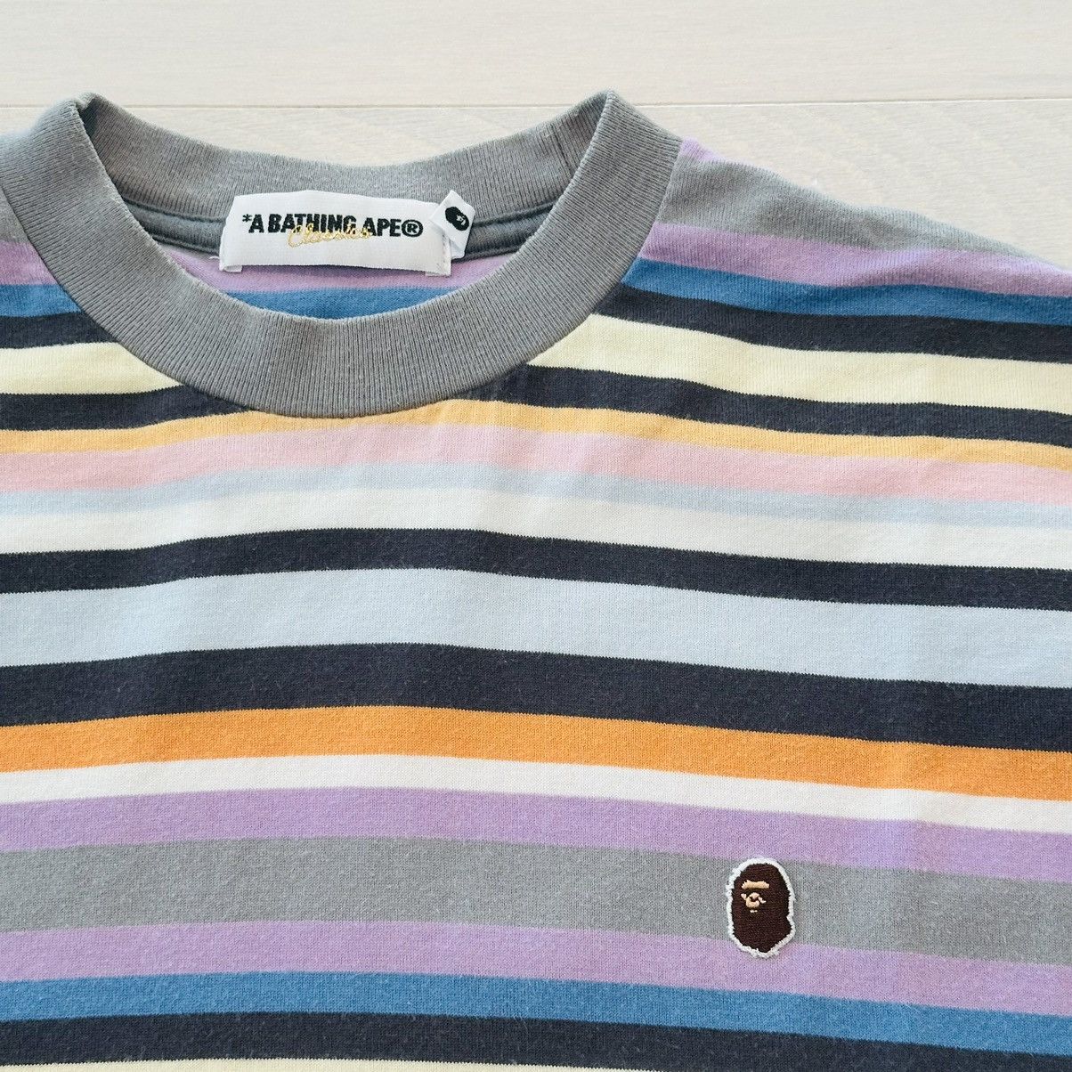 Nigo MULTI COLOR STRIPE TEE Size US M / EU 48-50 / 2 - 2 Thumbnail