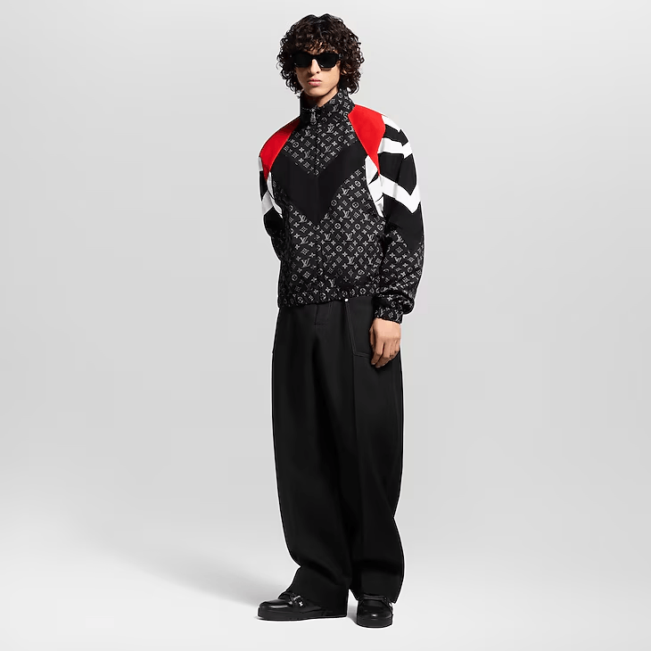 Louis Vuitton Monogram Printed Nylon Tracksuit Top Size US S / EU 44-46 / 1 - 4 Thumbnail