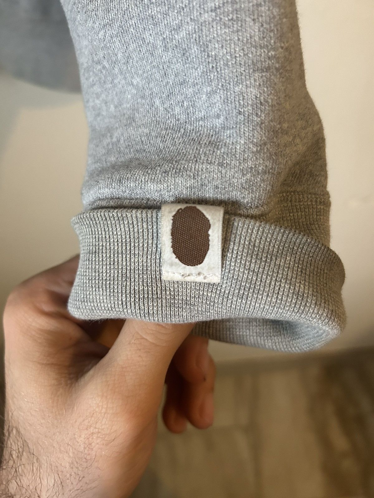 Bape Bape Shadow Grey Full Zip Hoodie Size US S / EU 44-46 / 1 - 7 Thumbnail