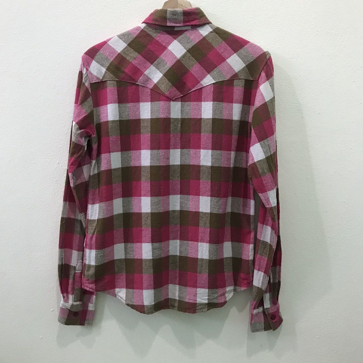 Flannel × Vintage Vintage Equator Plaid Tartan Flannel Shirt Size S / US 4 / IT 40 - 6 Thumbnail