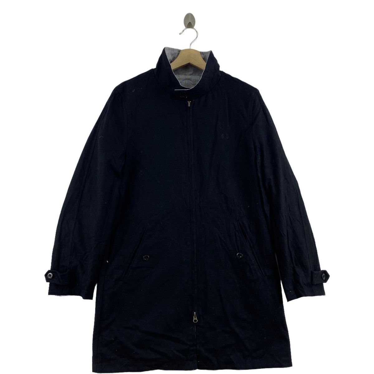 Fred Perry × Vintage Vintage FRED PERRY LONDON Reversible Long Coat Parka Size US M / EU 48-50 / 2 - 4 Thumbnail