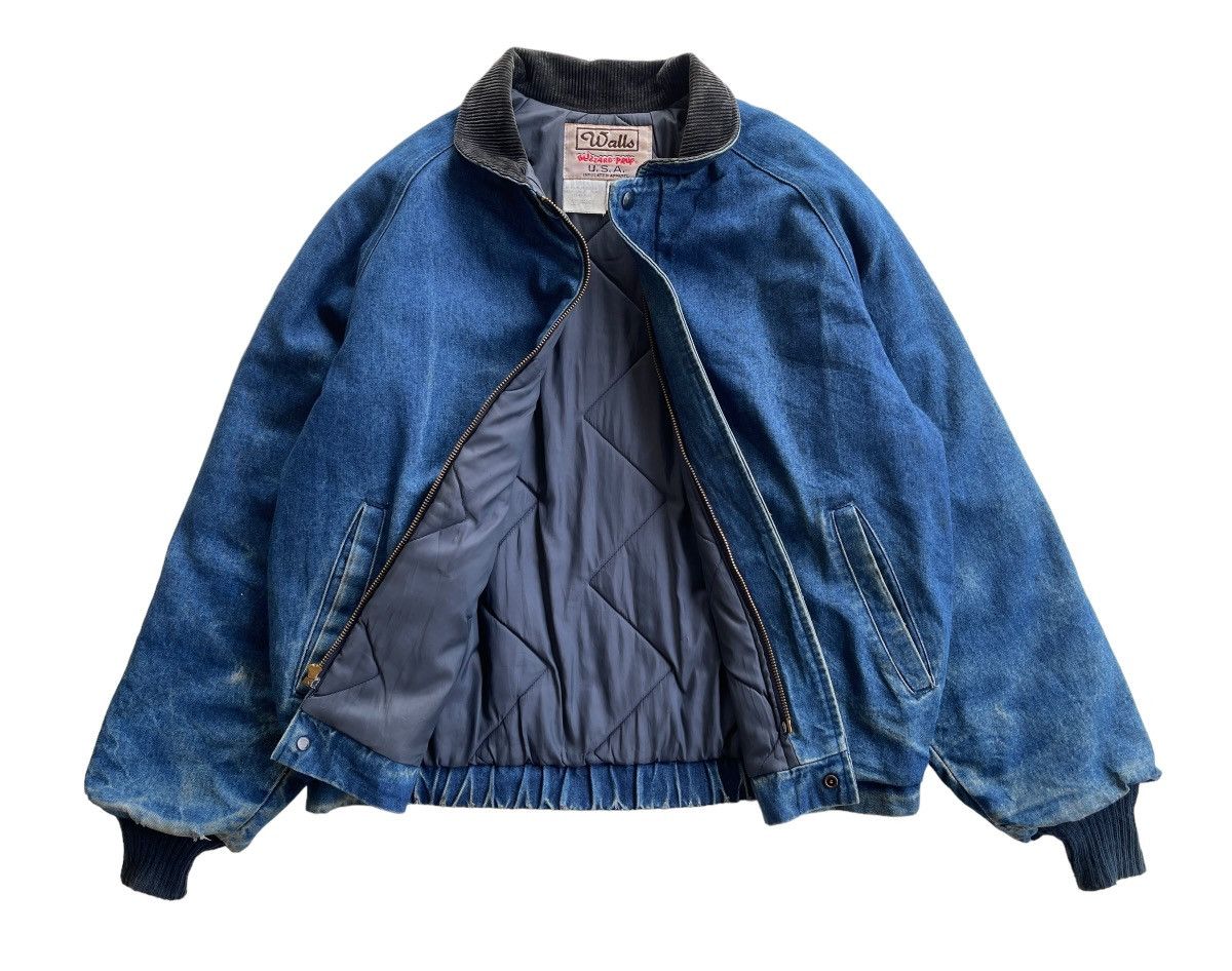 Vintage Vintage 90s Walls Quilted Bomber Jacket Size US M / EU 48-50 / 2 - 6 Thumbnail