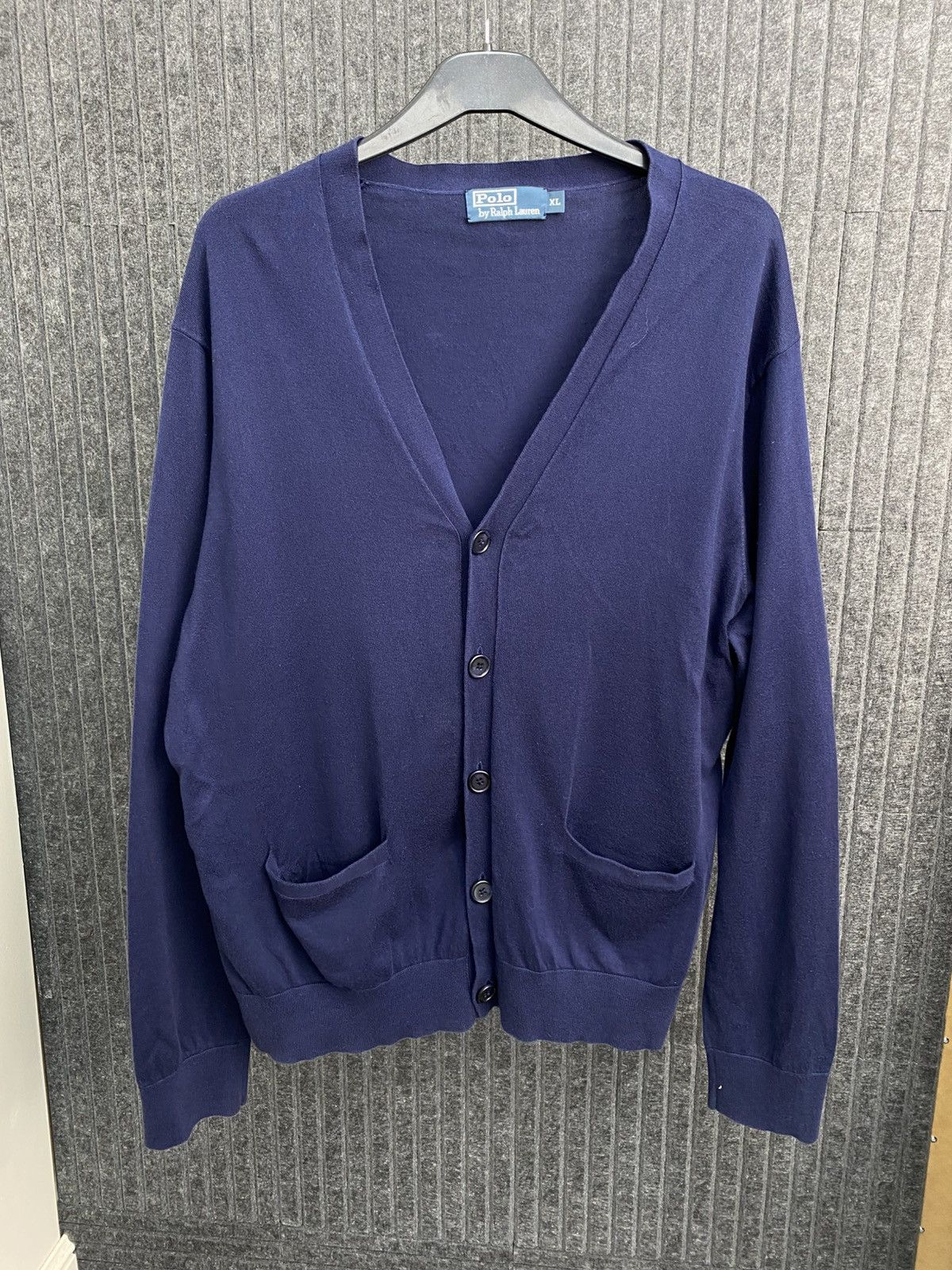 Polo Ralph Lauren Vintage Polo Ralph Lauren V-Neck Button Cardigan Size US XL / EU 56 / 4 - 2 Thumbnail
