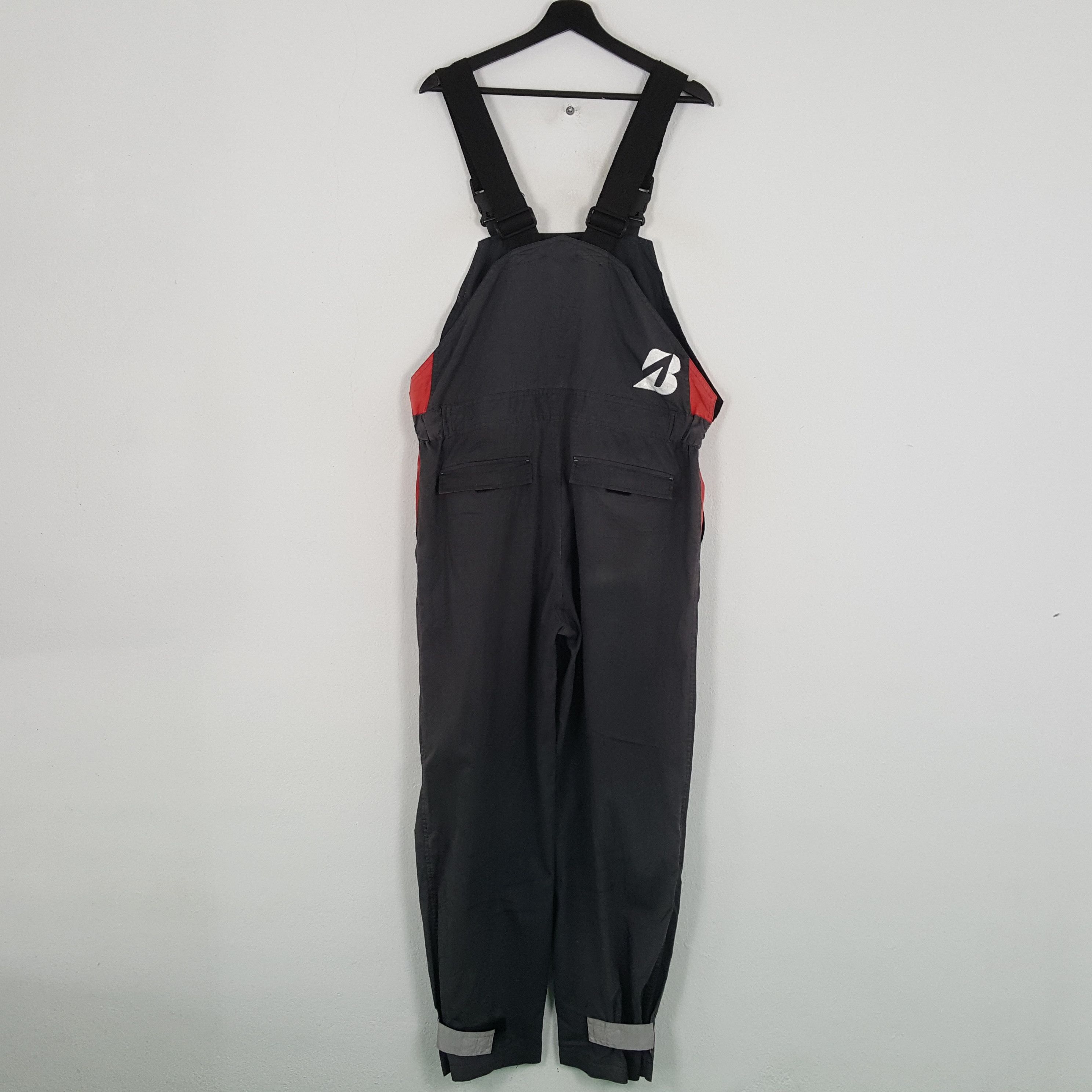 Vintage BRIDGESTONE Overall Pants Racing Motorsports Style Size US 37 - 4 Thumbnail