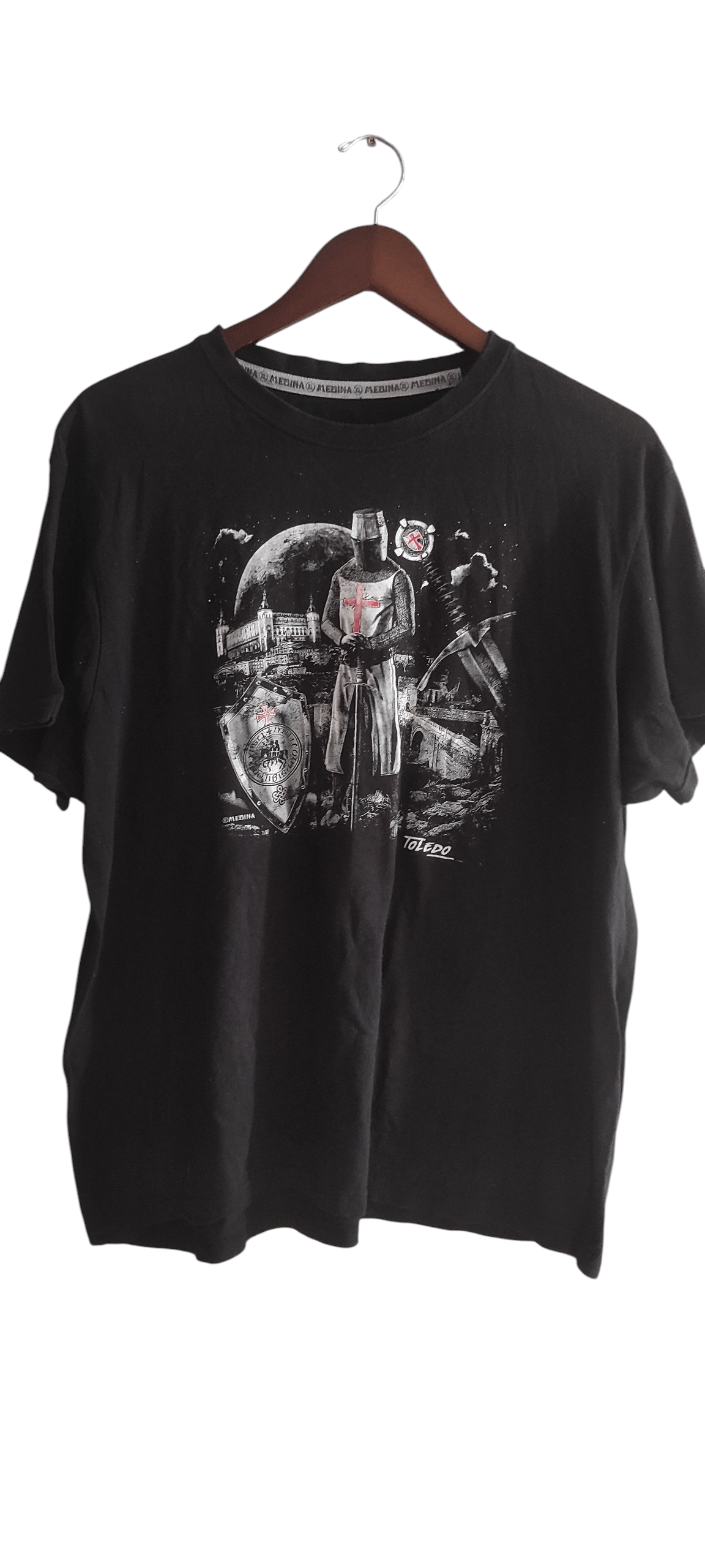 Other Medina Knights Templar Print Graphic Toledo t shirt Size US L / EU 52-54 / 3 - 1 Thumbnail