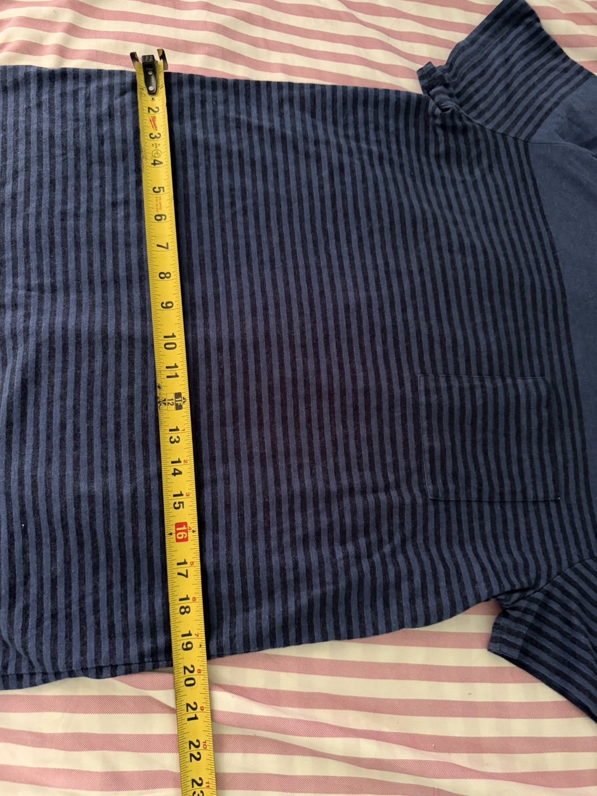 A.P.C. A.P.C. Paris Keanu Stripe Pocket Tee size Medium Size US M / EU 48-50 / 2 - 5 Thumbnail
