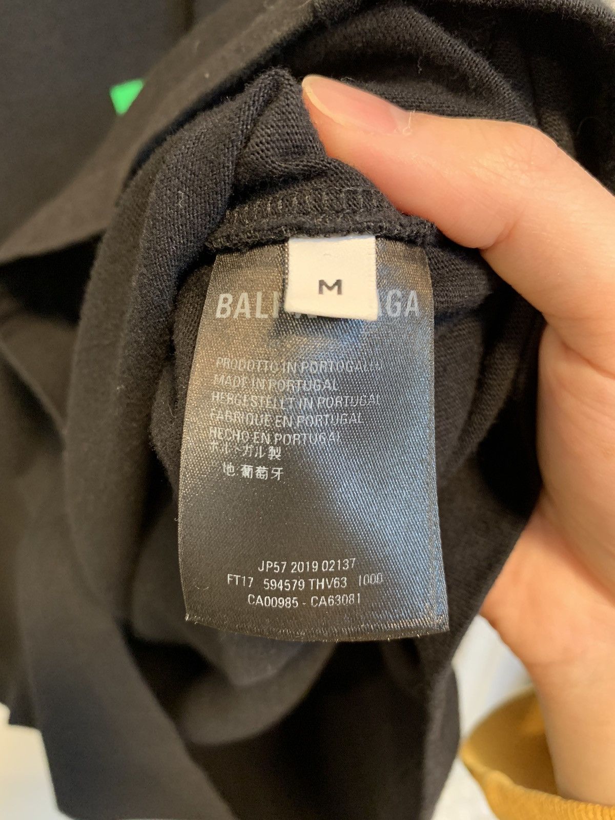 Balenciaga Balenciaga Green Logo Tee Size US M / EU 48-50 / 2 - 4 Thumbnail