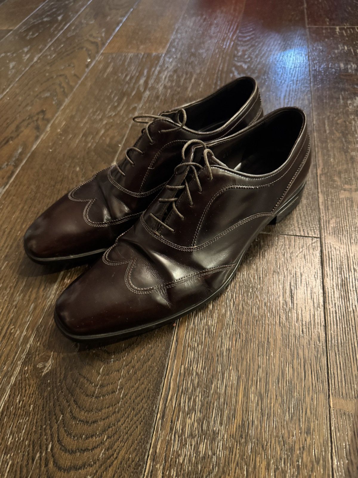 Prada Prada Men Oxford Shoes Size US 8 / EU 41 - 1 Thumbnail